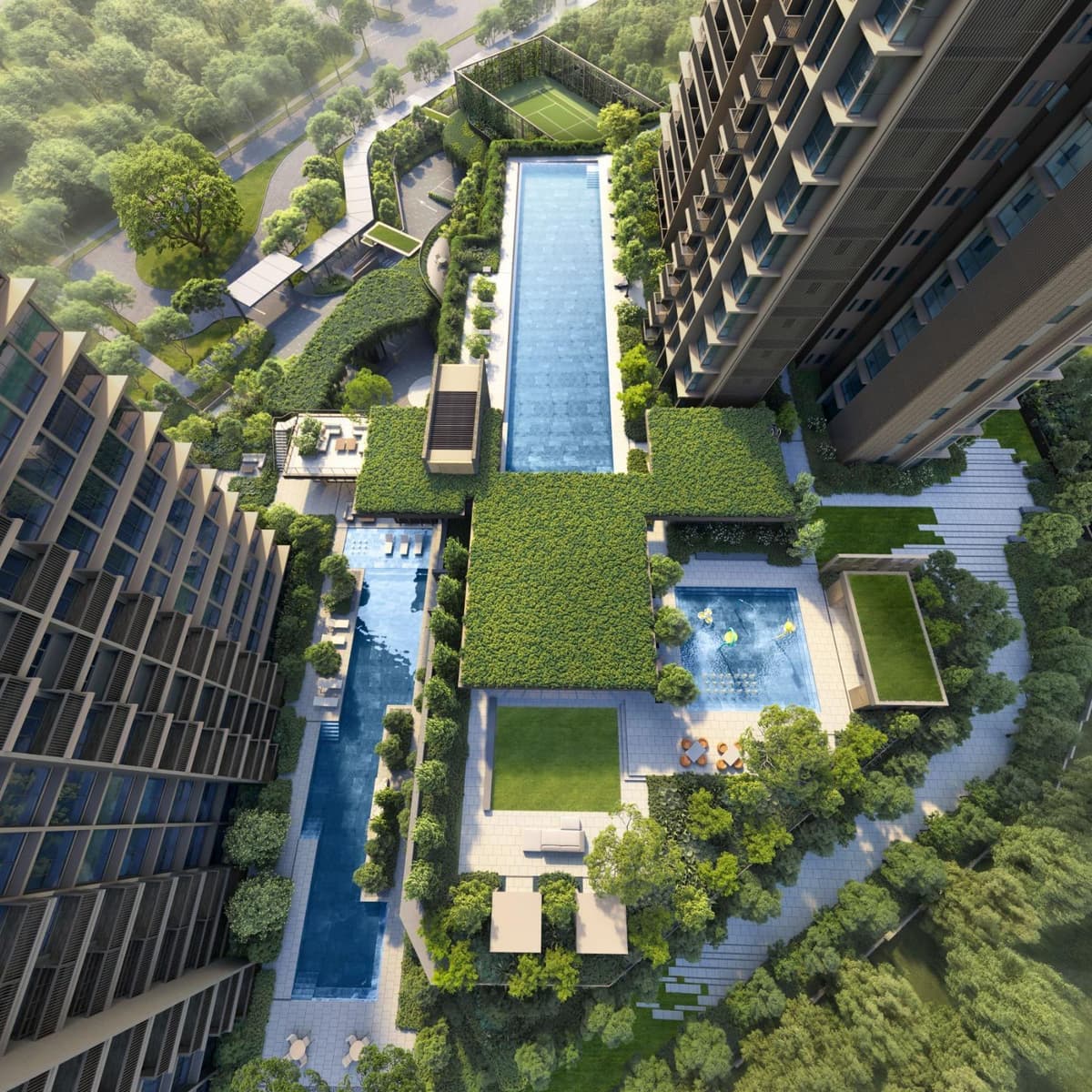 Lentor Central Residences - Water Feature