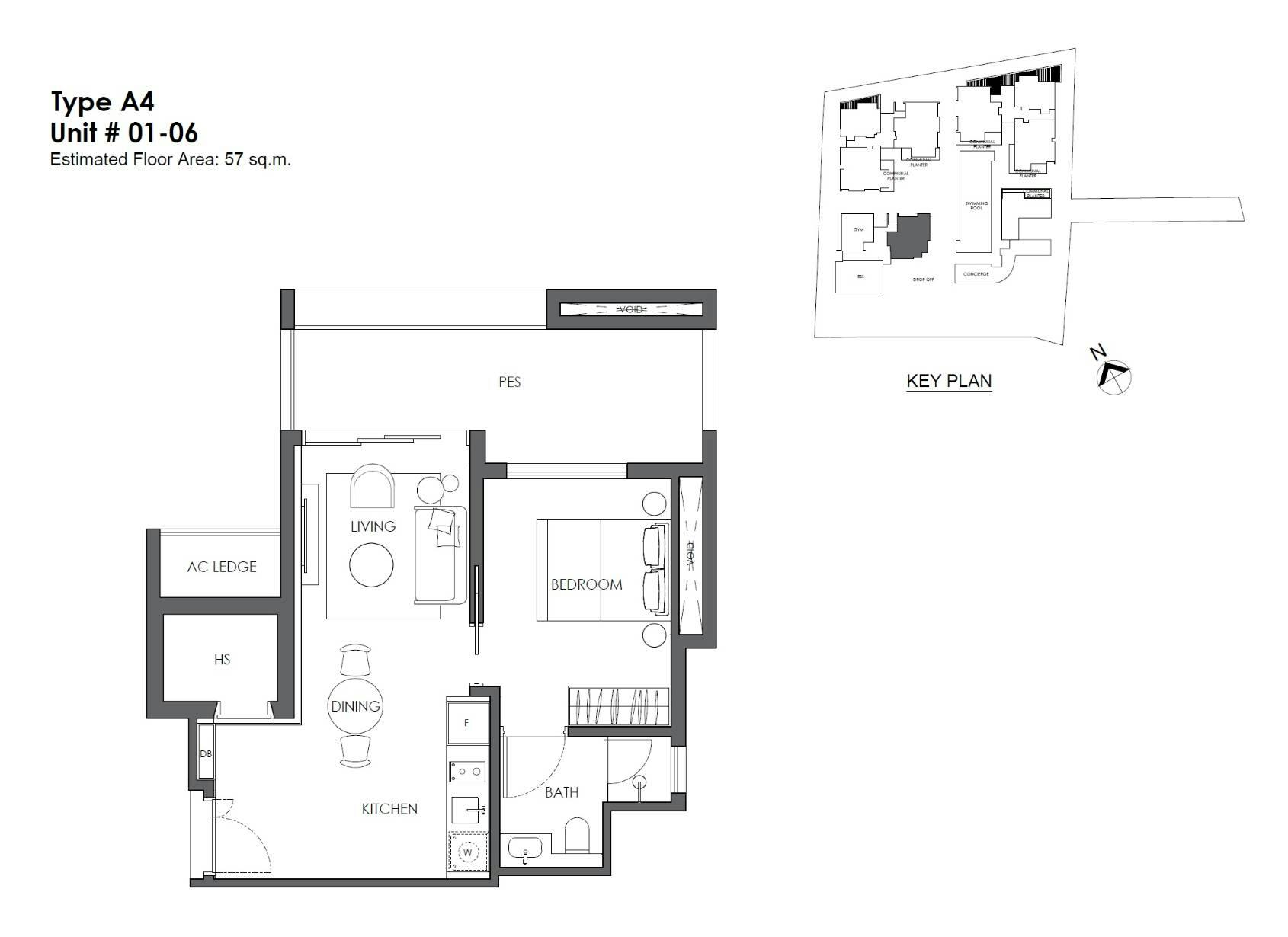 10 Evelyn 1 Bedroom A4