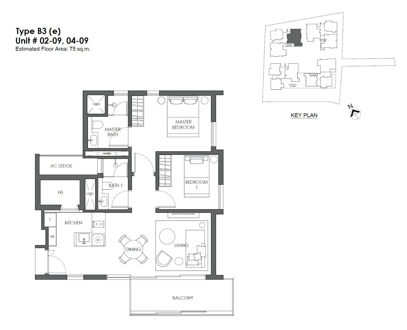 10 Evelyn 2 Bedrooms B3e