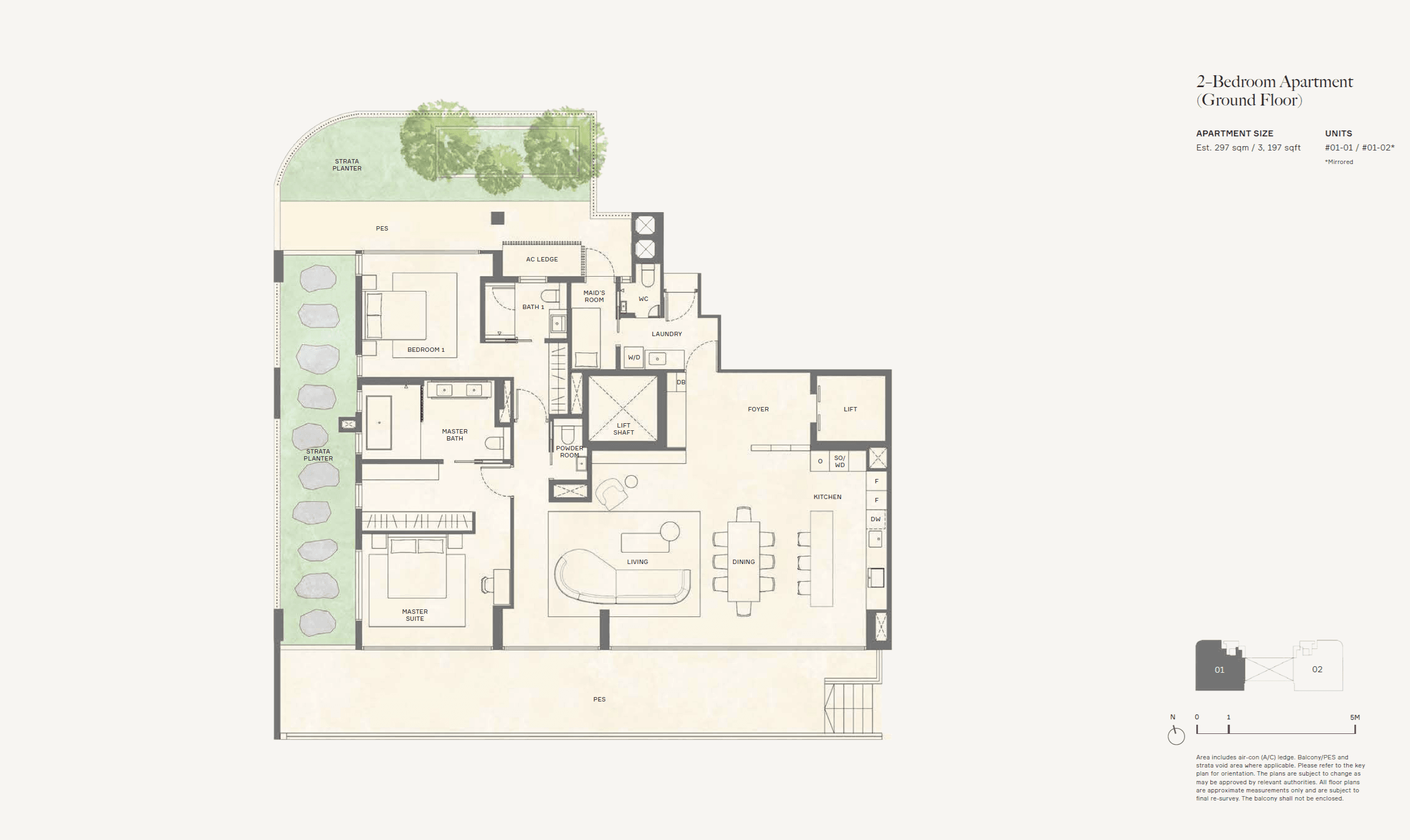 21 Anderson 2 Bedroom Apartment 2BR-PES