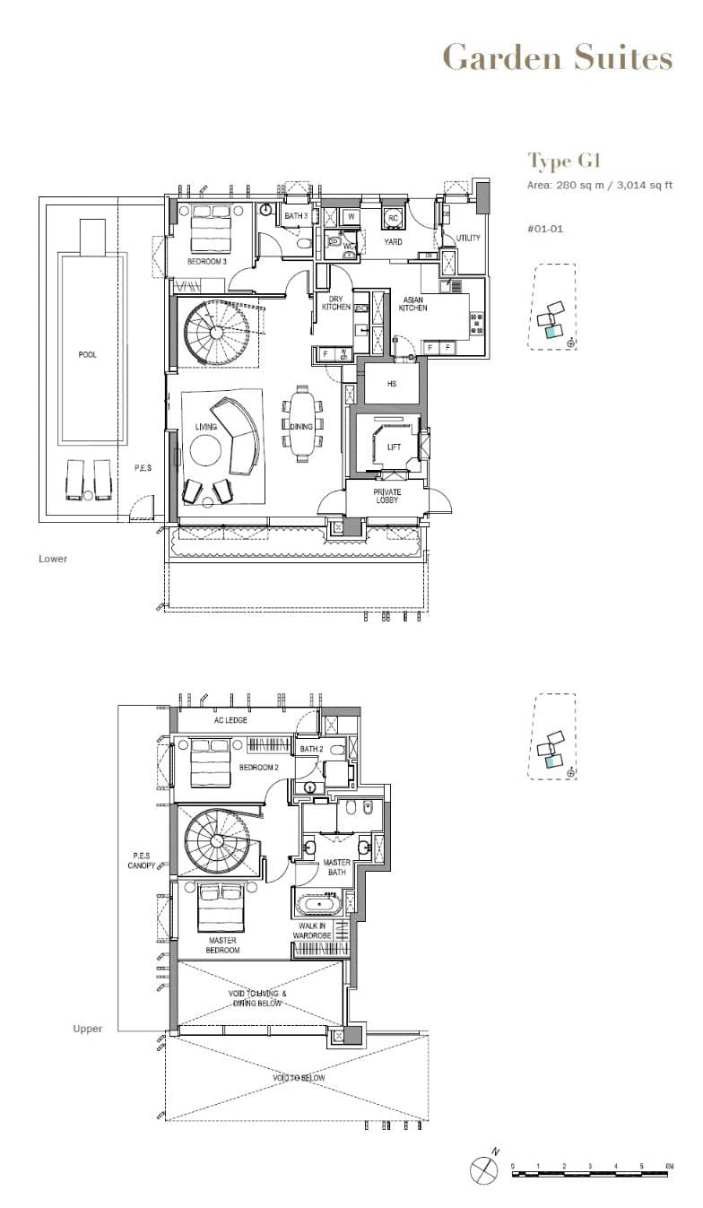 3 Orchard By-The-Park 乌节三翠林 Garden Suites G1