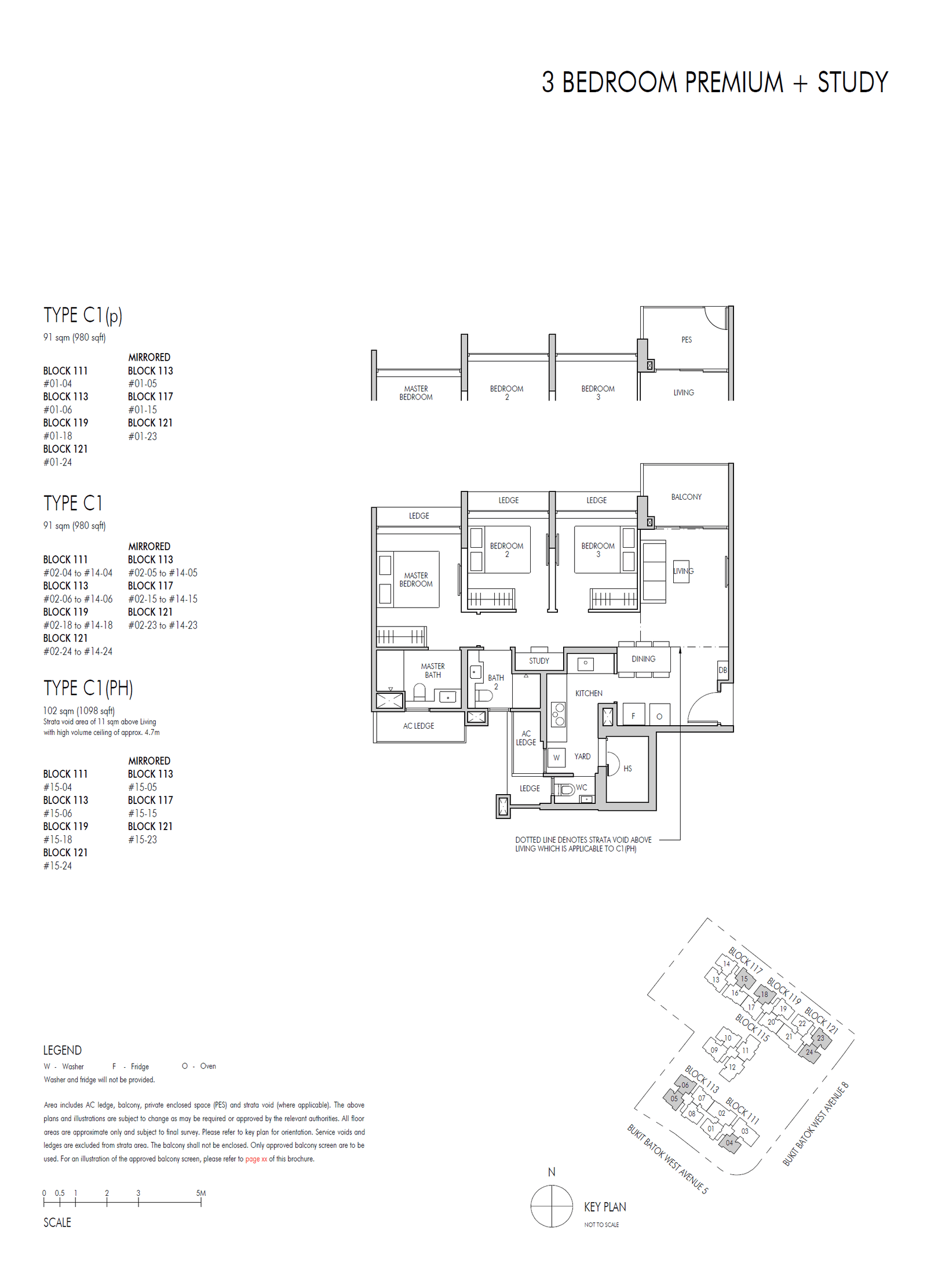 Altura 3 Bedroom Premium + Study C1