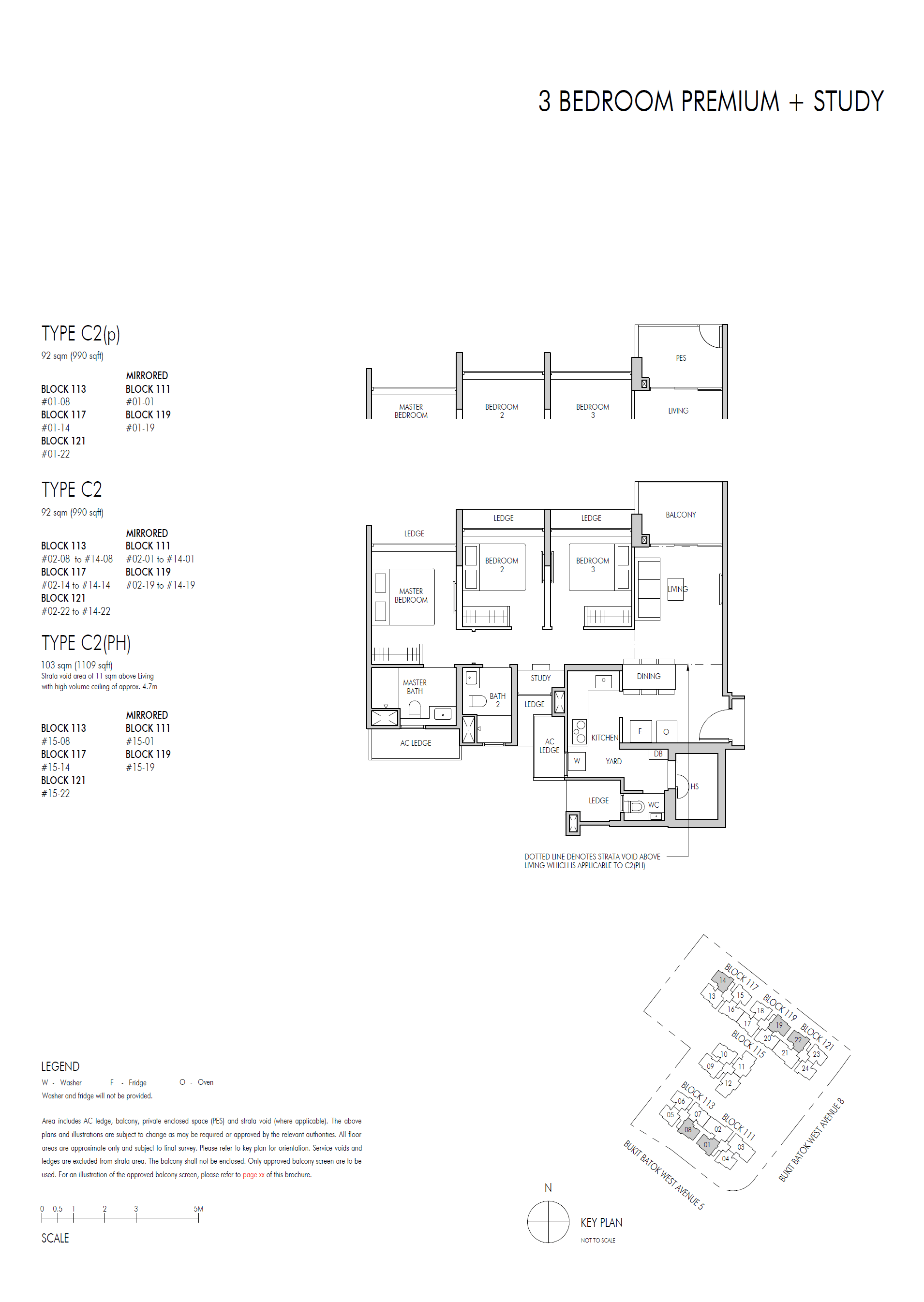 Altura 3 Bedroom Premium + Study C2(p)