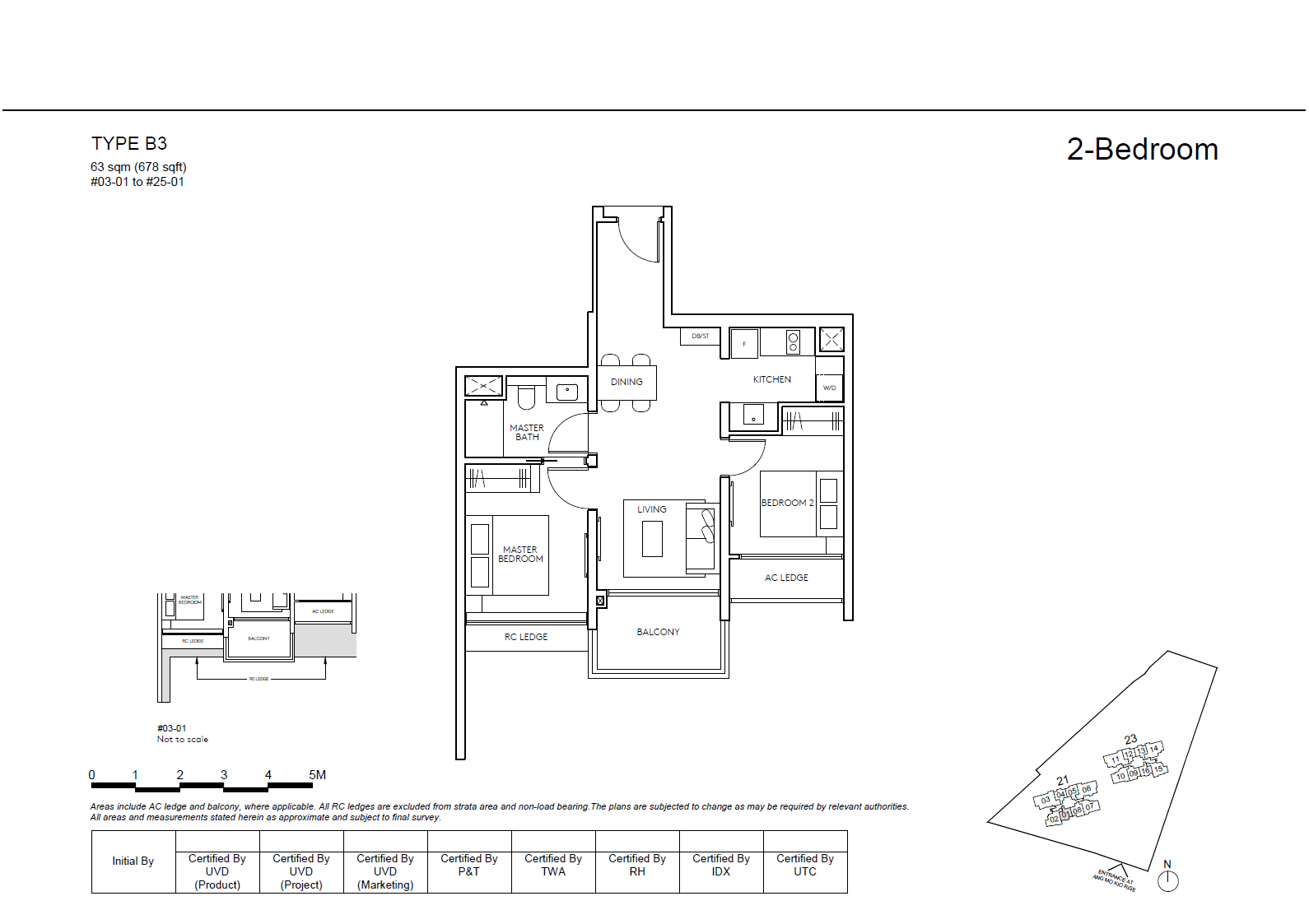 Amo Residence 2 BEDROOM B3
