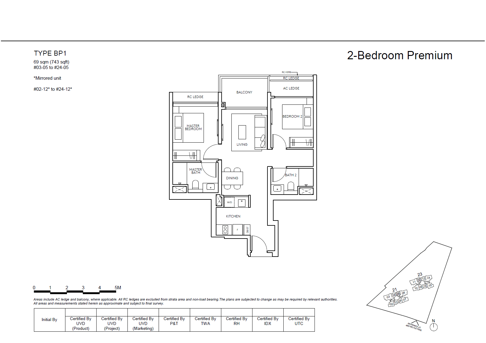 Amo Residence 2 BEDROOM PREMIUM BP1