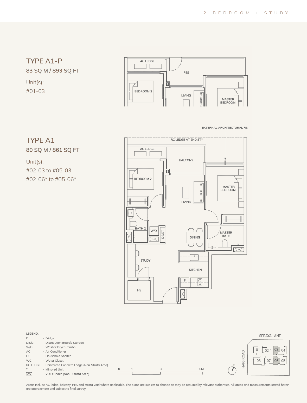 Ardor Residence 2 Bedroom + Study A1-P