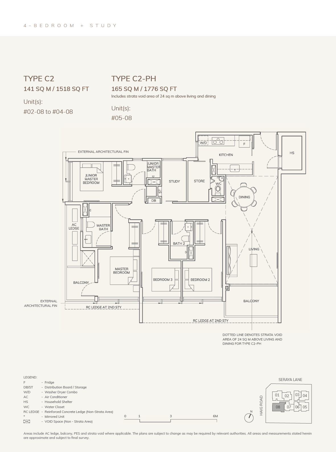 Ardor Residence 4 Bedroom + Study C2-PH