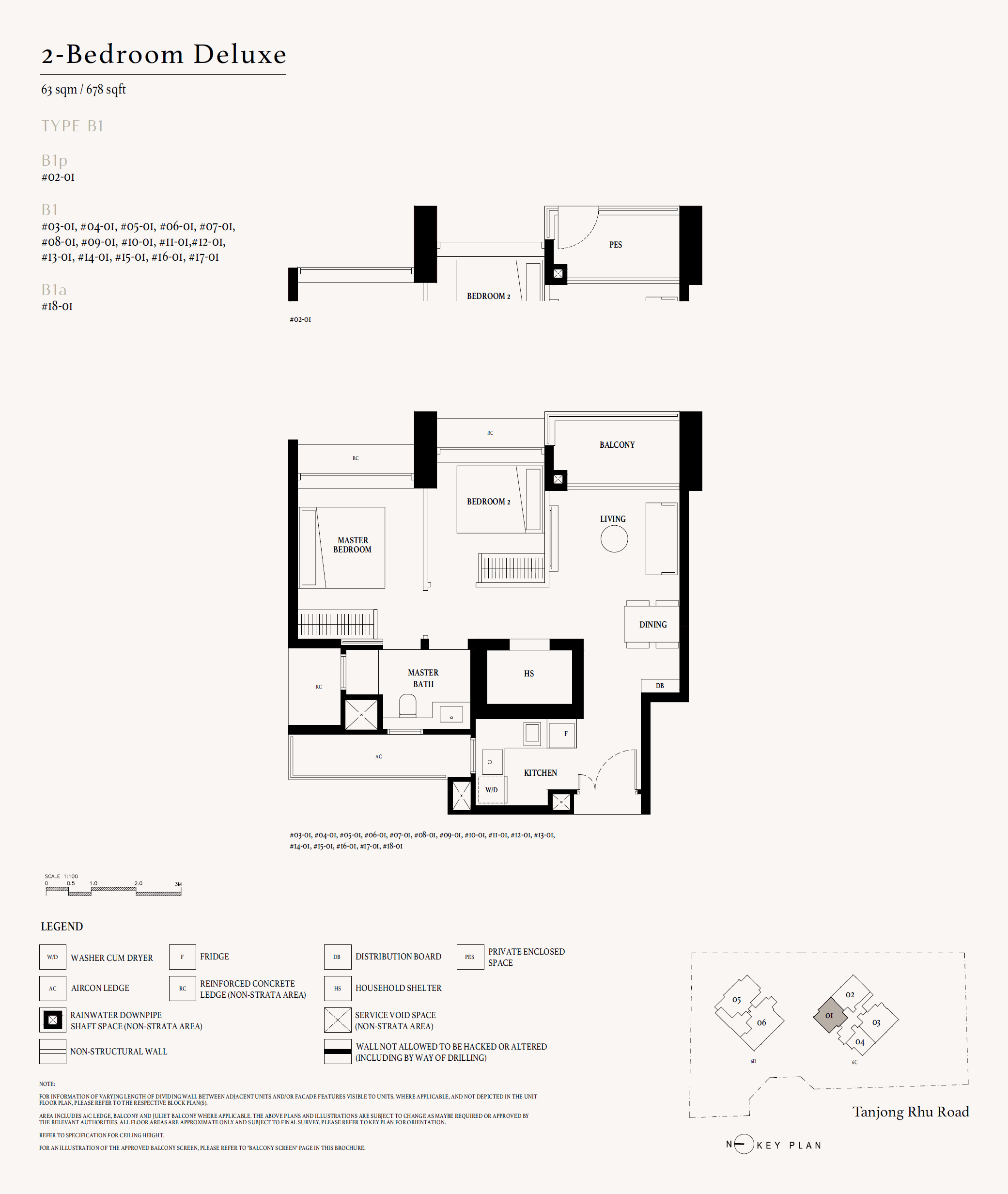 Arina East Residences 2 Bedroom Deluxe B1a