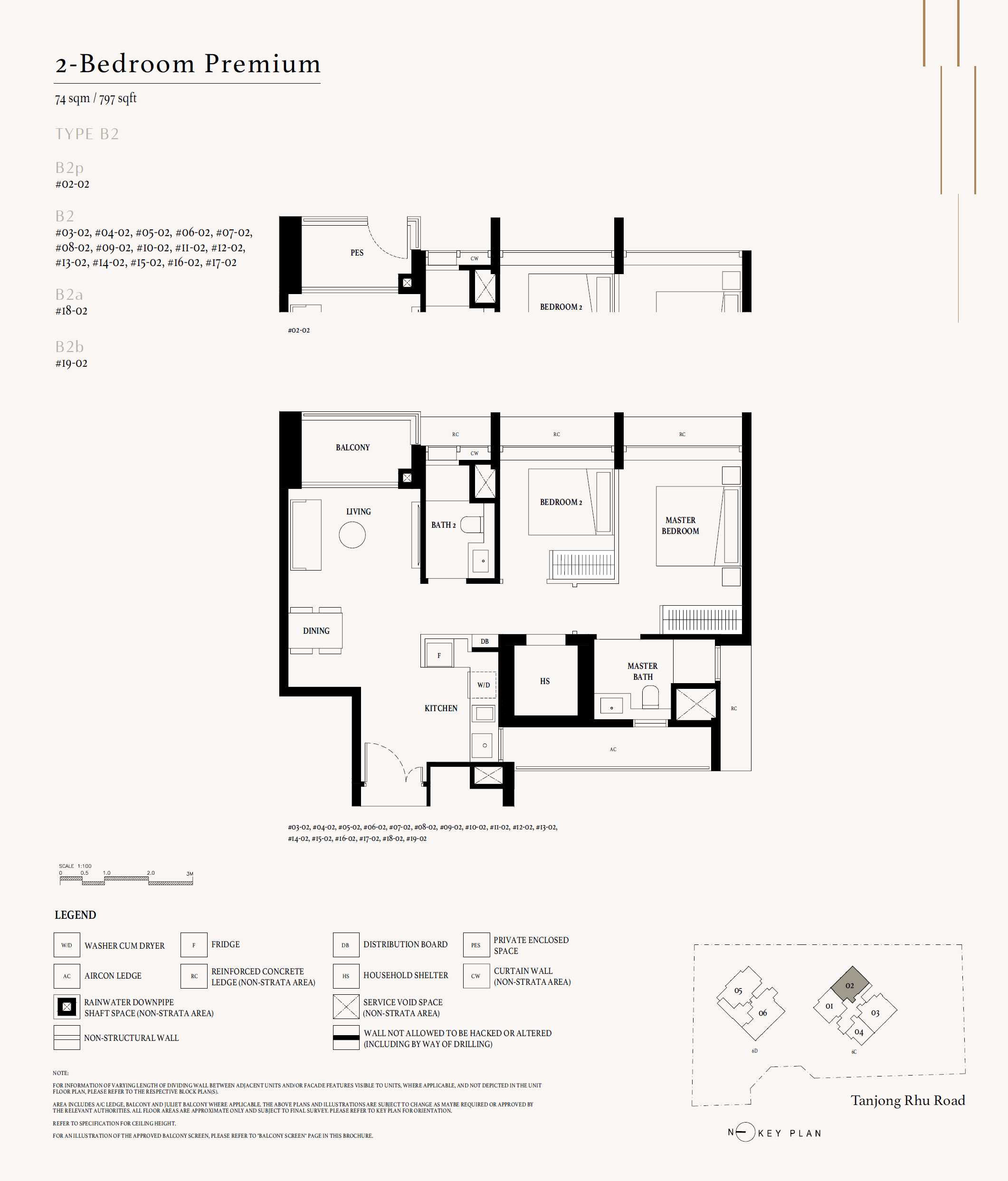Arina East Residences 2 Bedroom Premium B2p