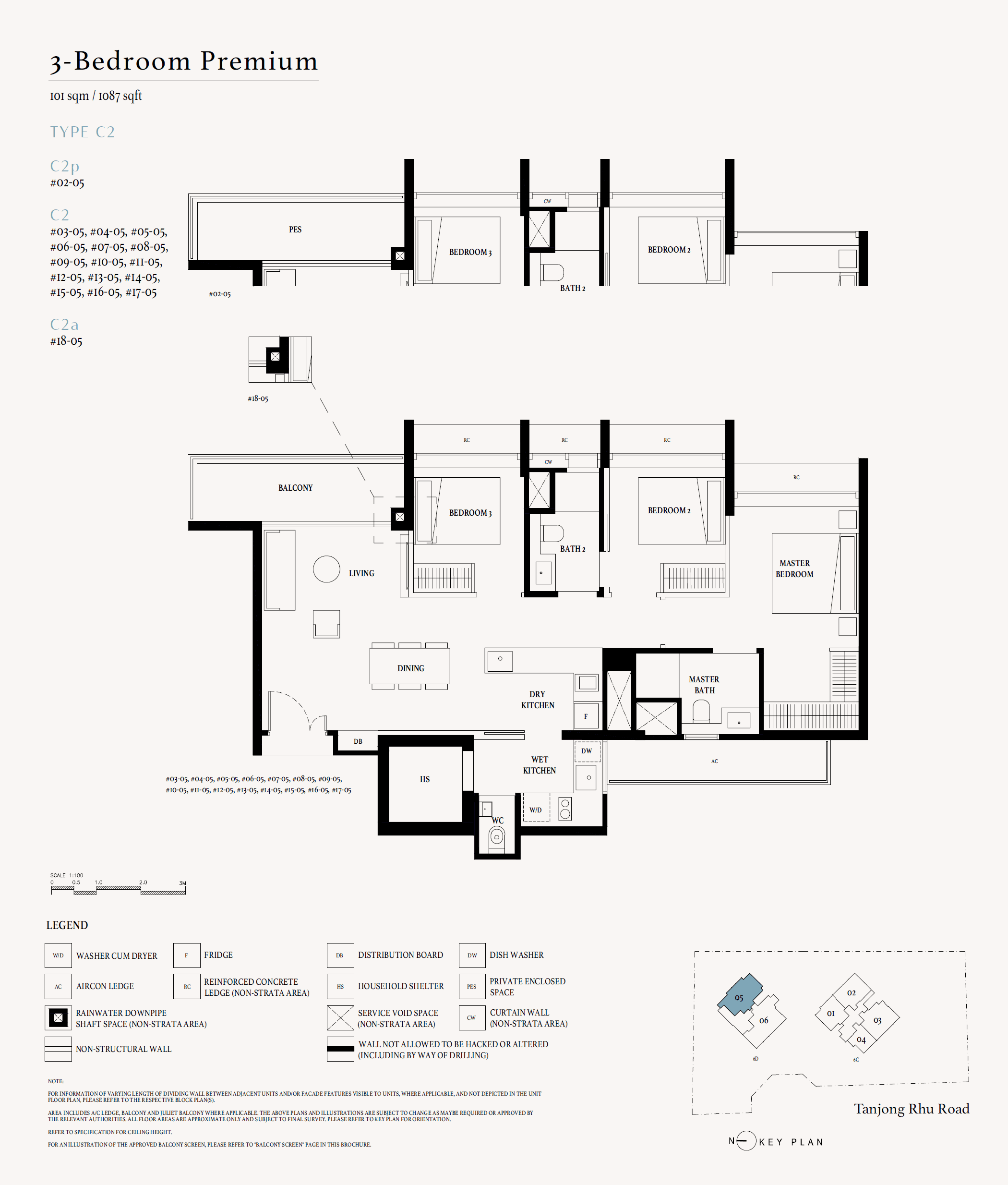 Arina East Residences 3 Bedroom Premium C2p