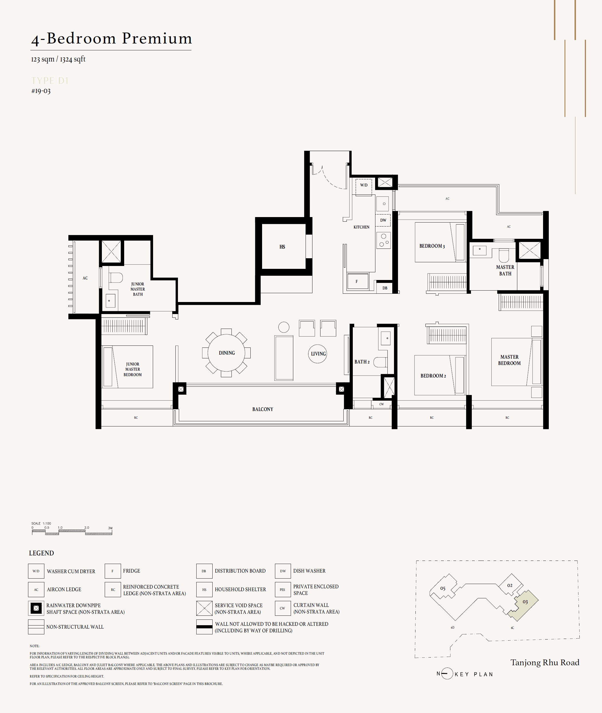 Arina East Residences 4 Bedroom Premium D1