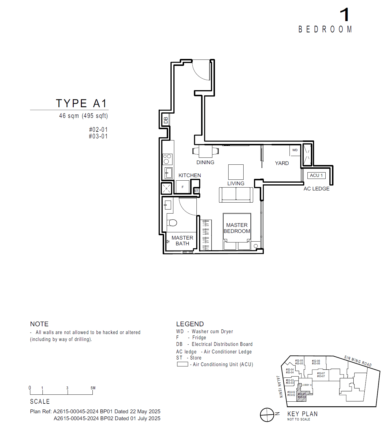 Artisan 8 (福茗轩) 1 Bedroom A1