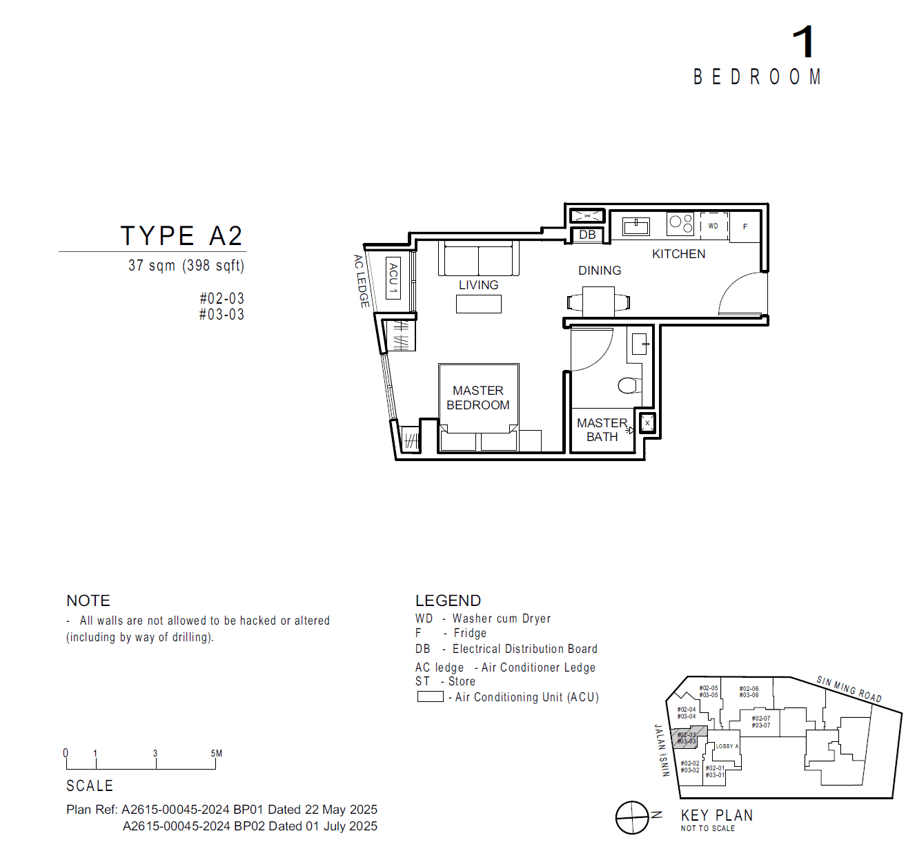 Artisan 8 (福茗轩) 1 Bedroom A2