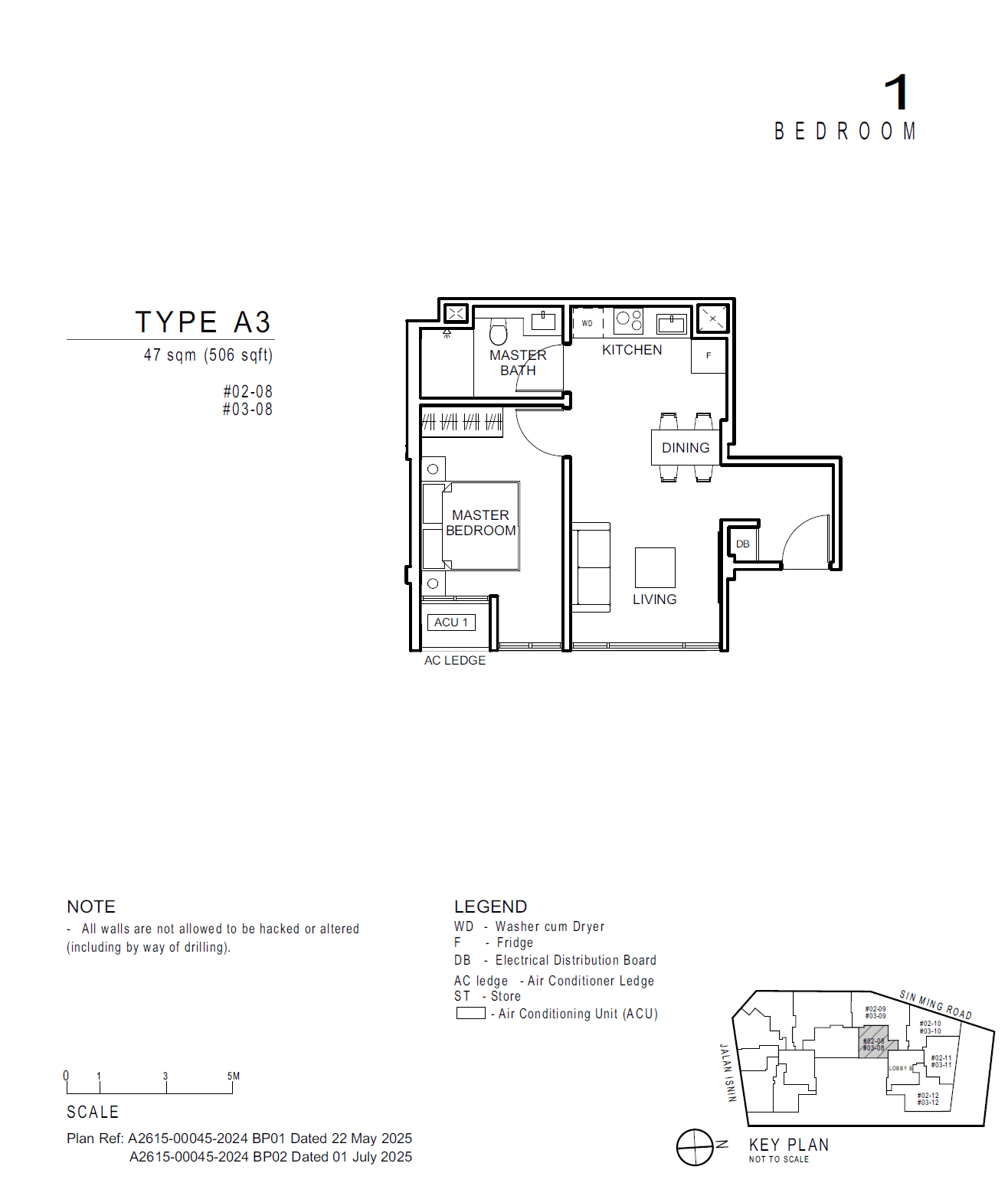 Artisan 8 (福茗轩) 1 Bedroom A3