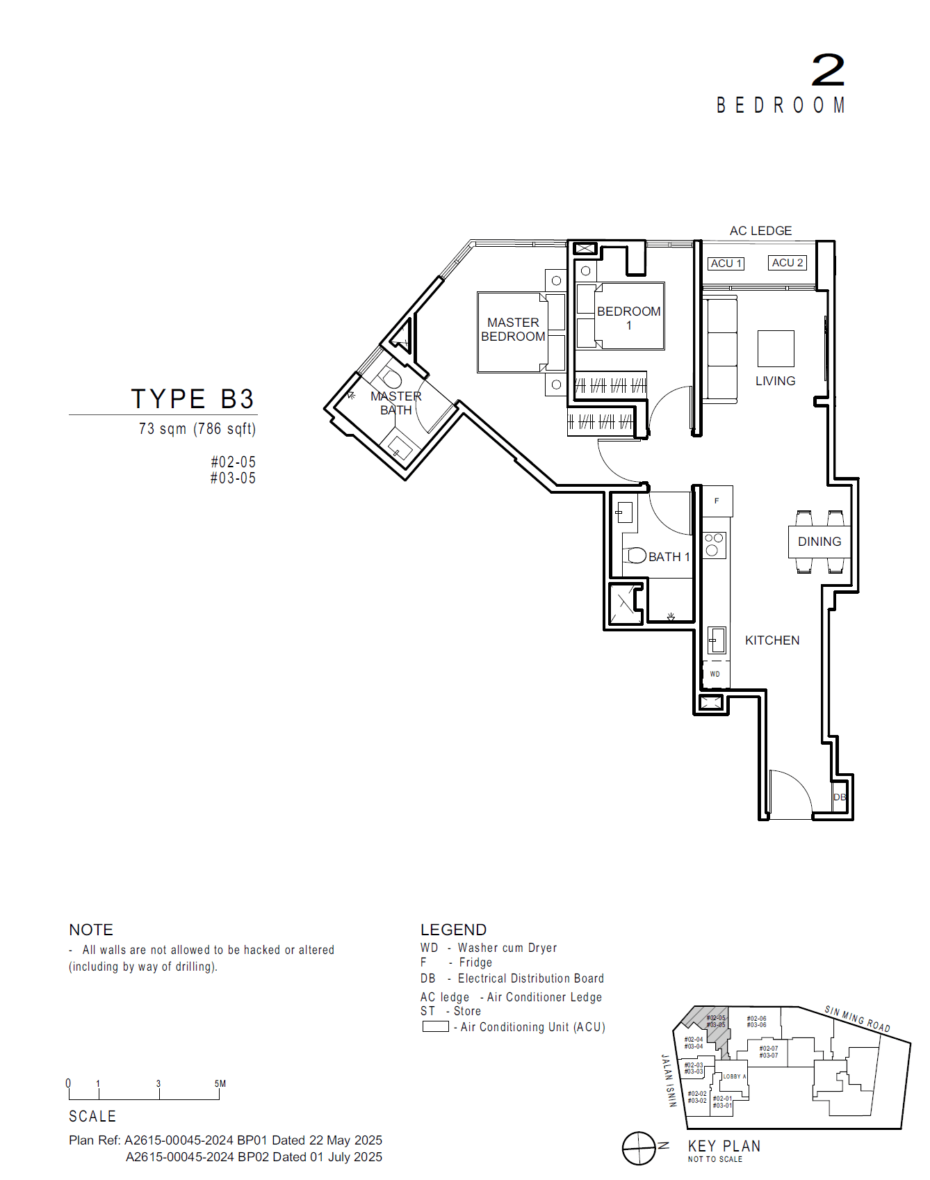 Artisan 8 (福茗轩) 2 Bedroom B3