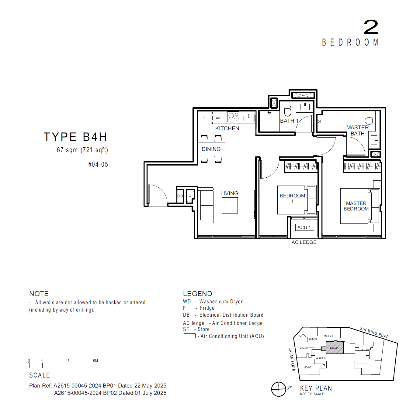 Artisan 8 (福茗轩) 2 Bedroom B4H