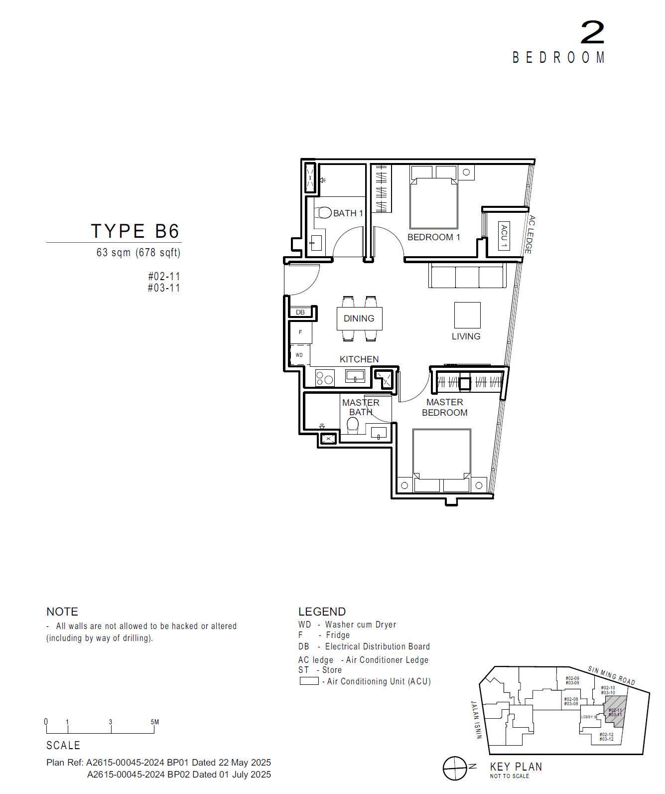 Artisan 8 (福茗轩) 2 Bedroom B6