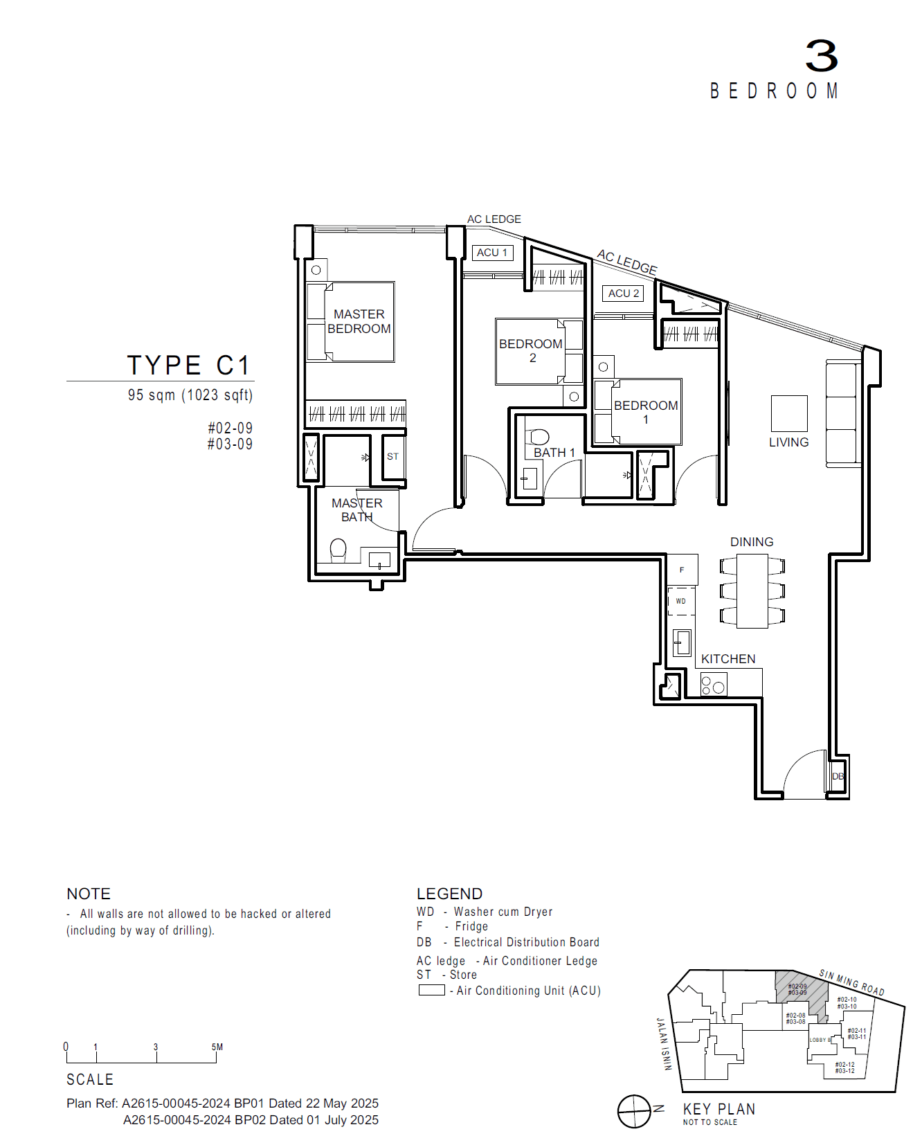 Artisan 8 (福茗轩) 3 Bedroom C1