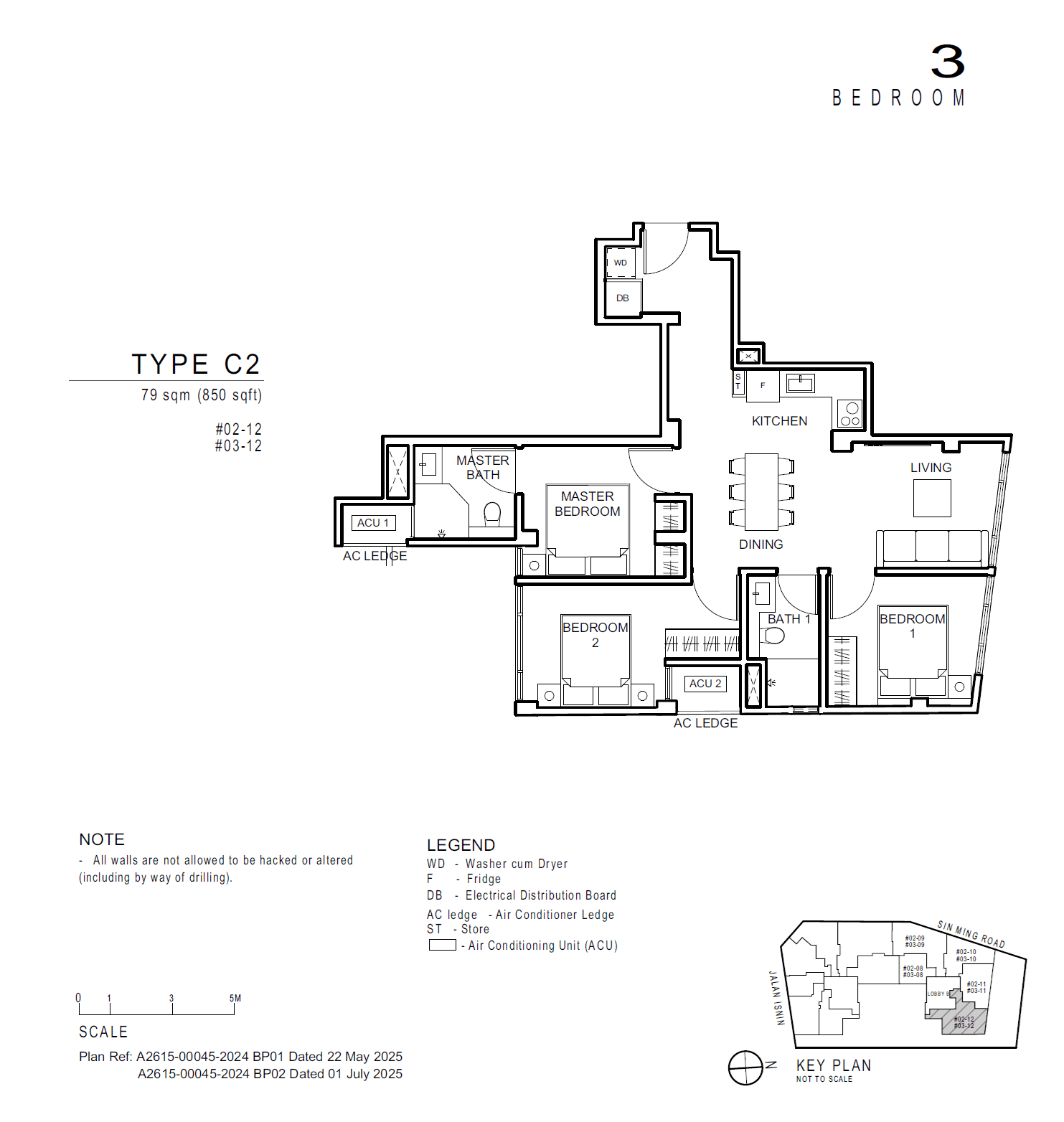 Artisan 8 (福茗轩) 3 Bedroom C2