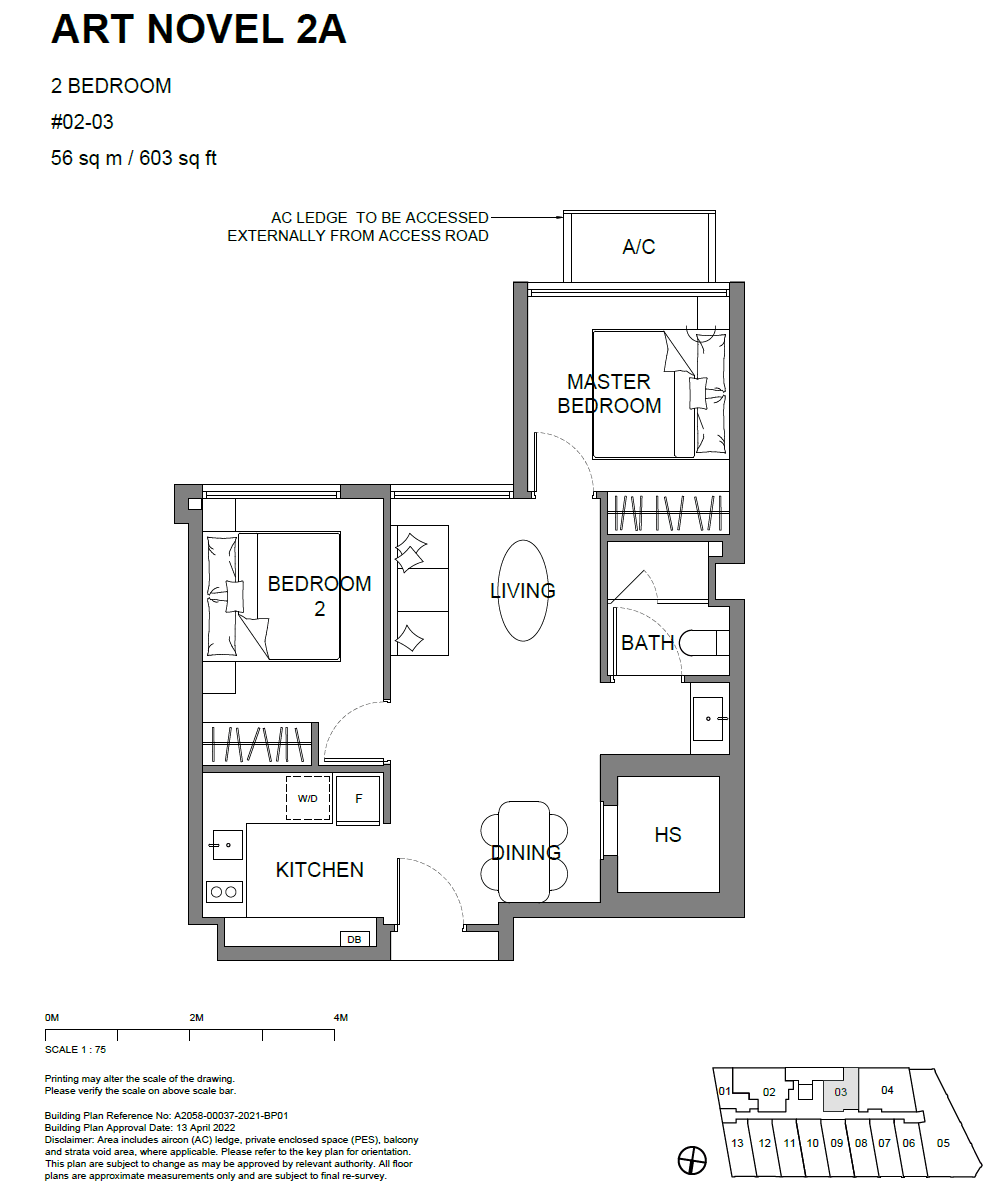 Atlassia 2 BEDROOM ART NOVEL 2A
