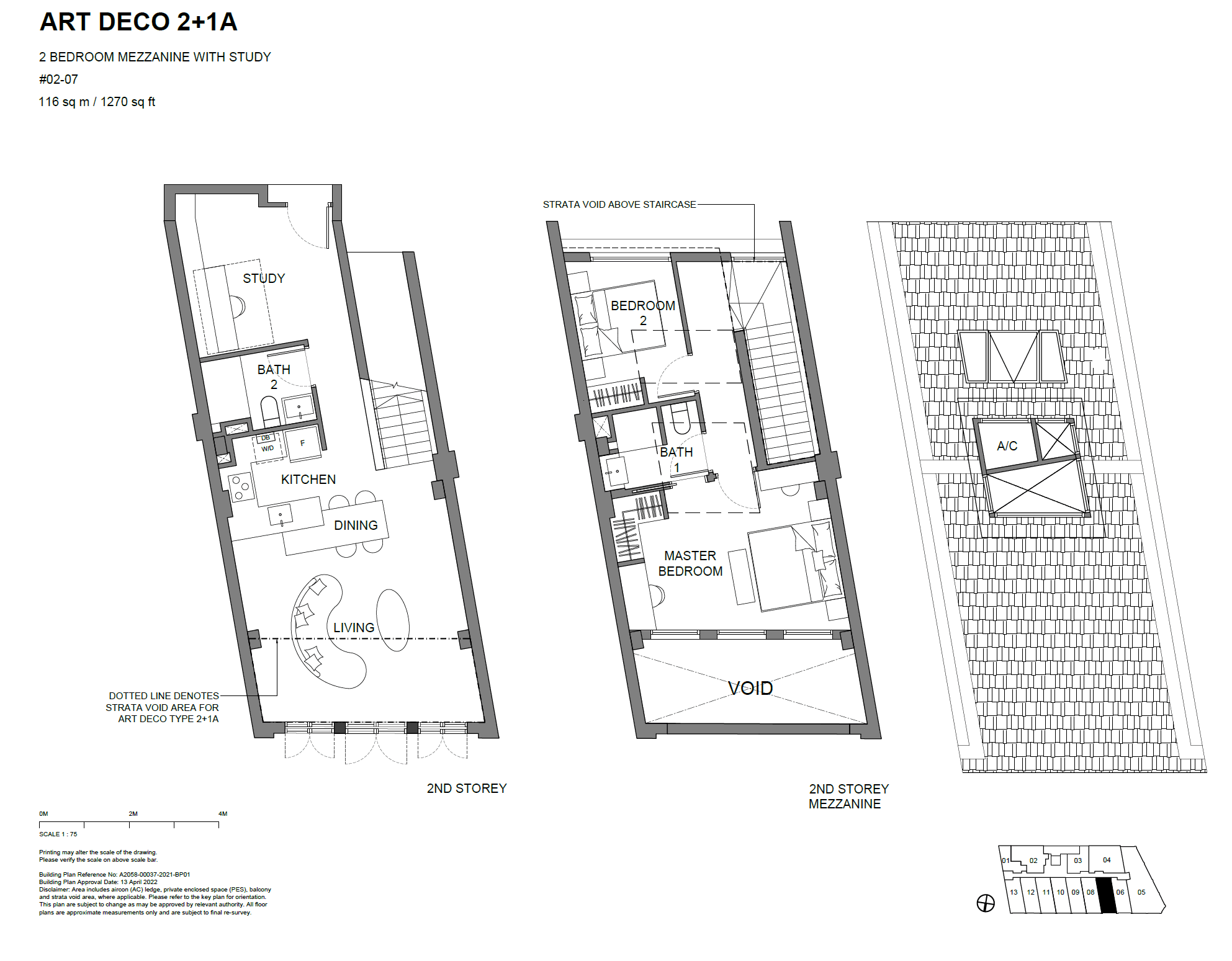 Atlassia 2+1 BEDROOM ART DECO 2+1A
