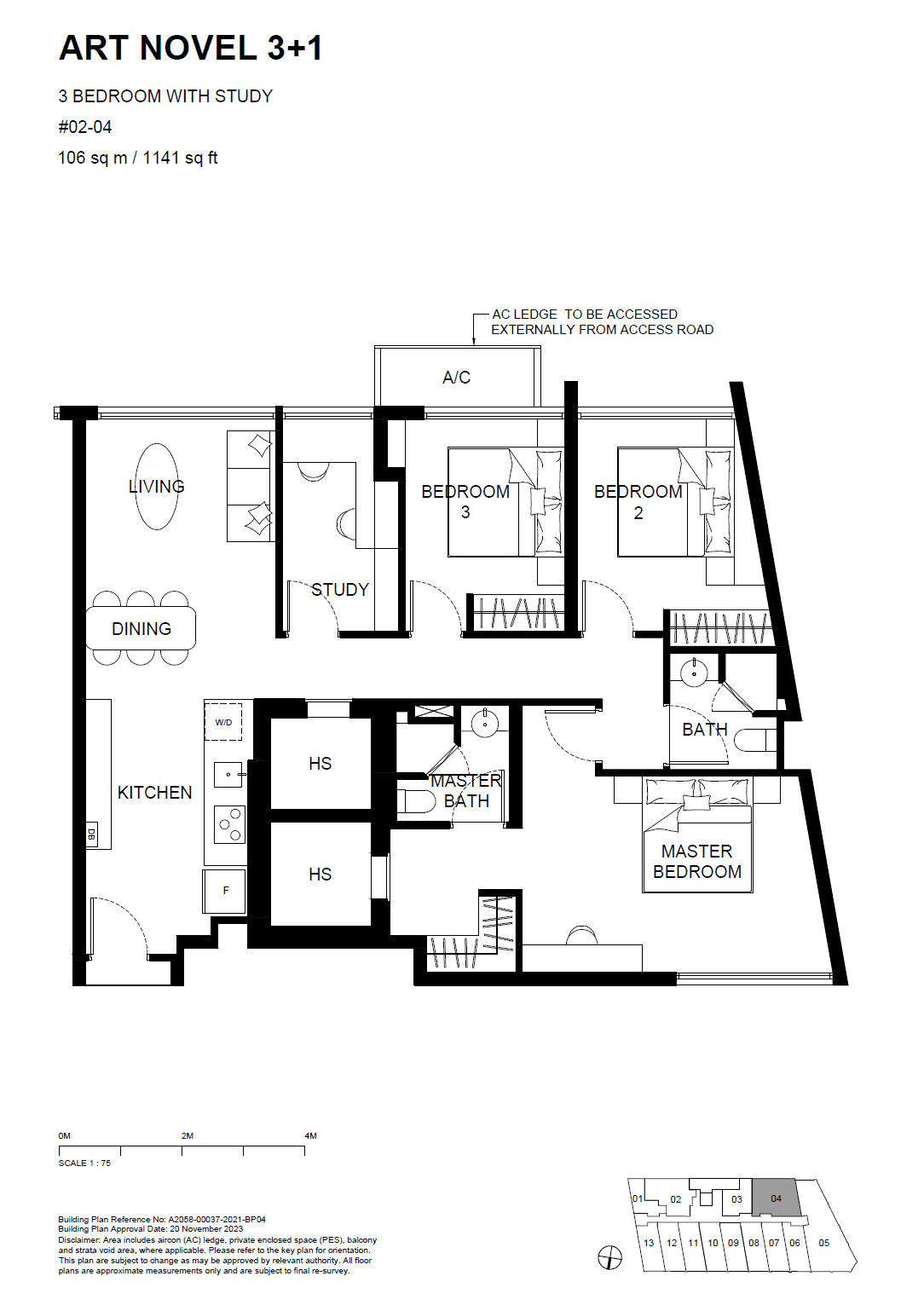 Atlassia 3+1 BEDROOM ART NOVEL 3+1