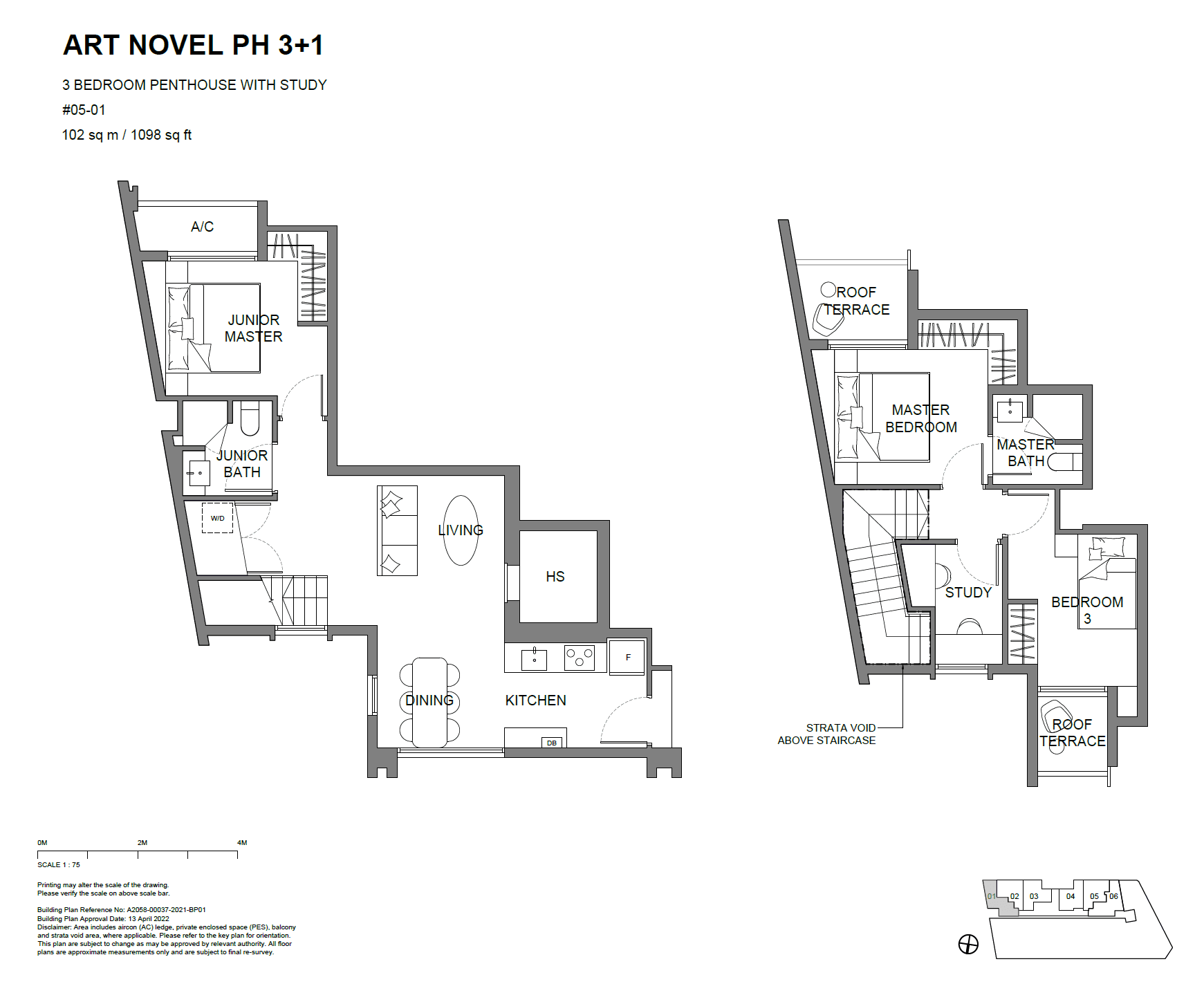 Atlassia 3+1 BEDROOM ART NOVEL PH3+1