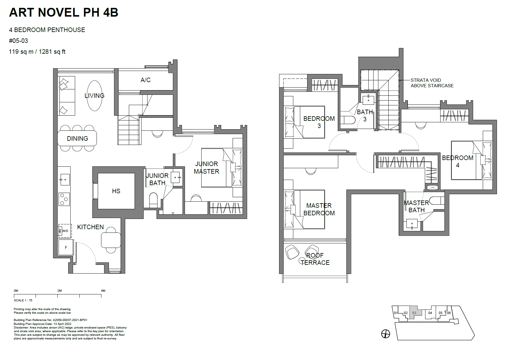 Atlassia 4 BEDROOM ART NOVEL PH4B