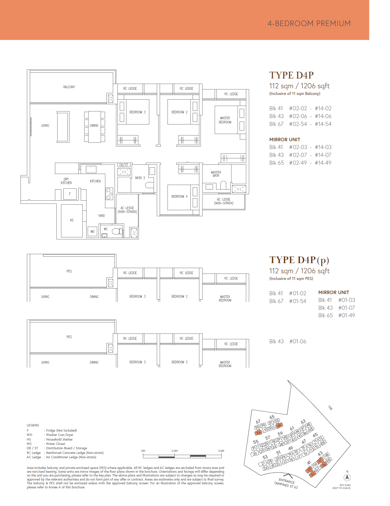 Aurelle Of Tampines 晶莹轩 4 Bedroom Premium D4P(p)