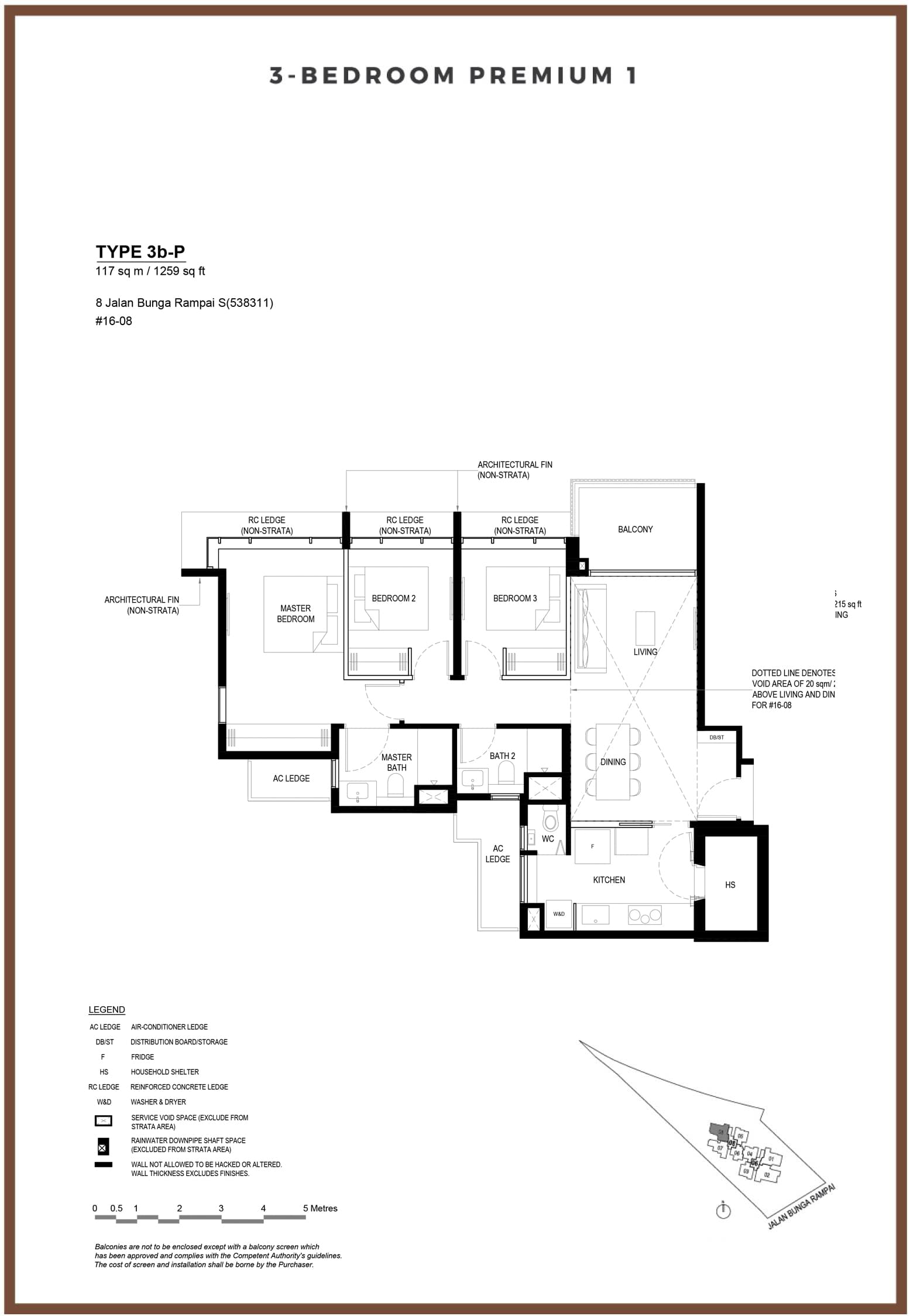 Bartley Vue 3 Bedroom Premium PH 3b-P