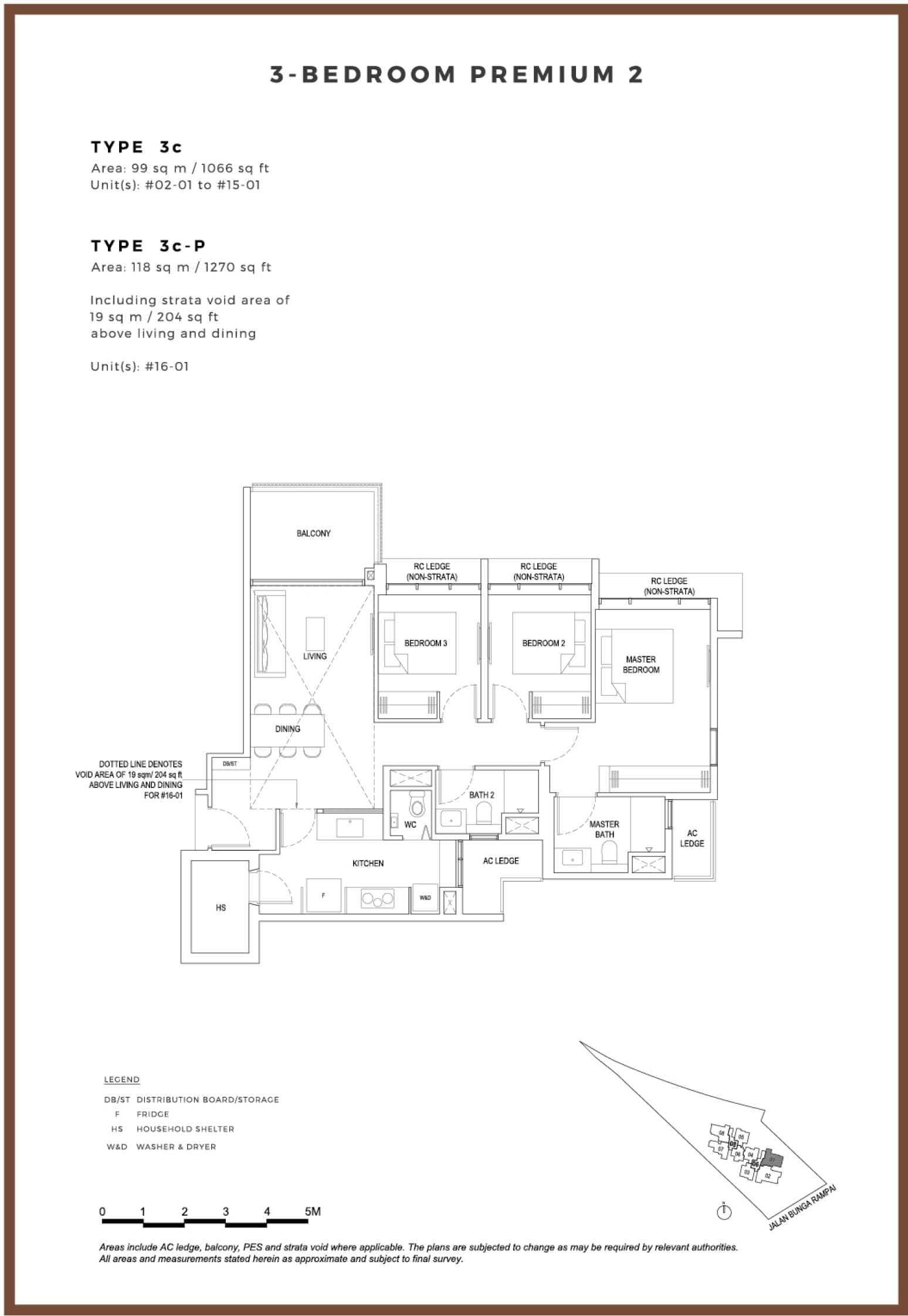 Bartley Vue 3 Bedroom Premium PH 3c-P