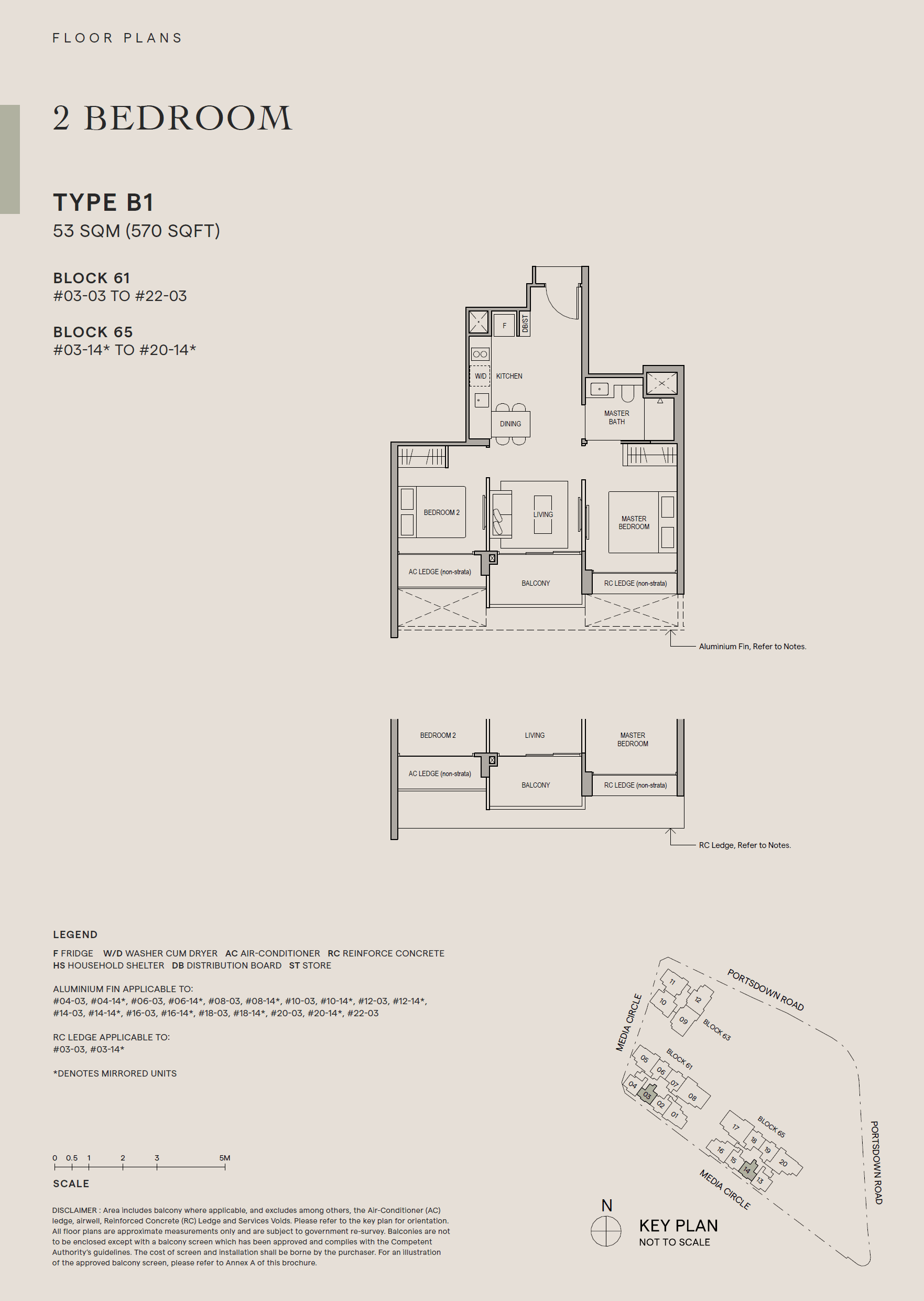 Bloomsbury Residences 2 Bedroom B1