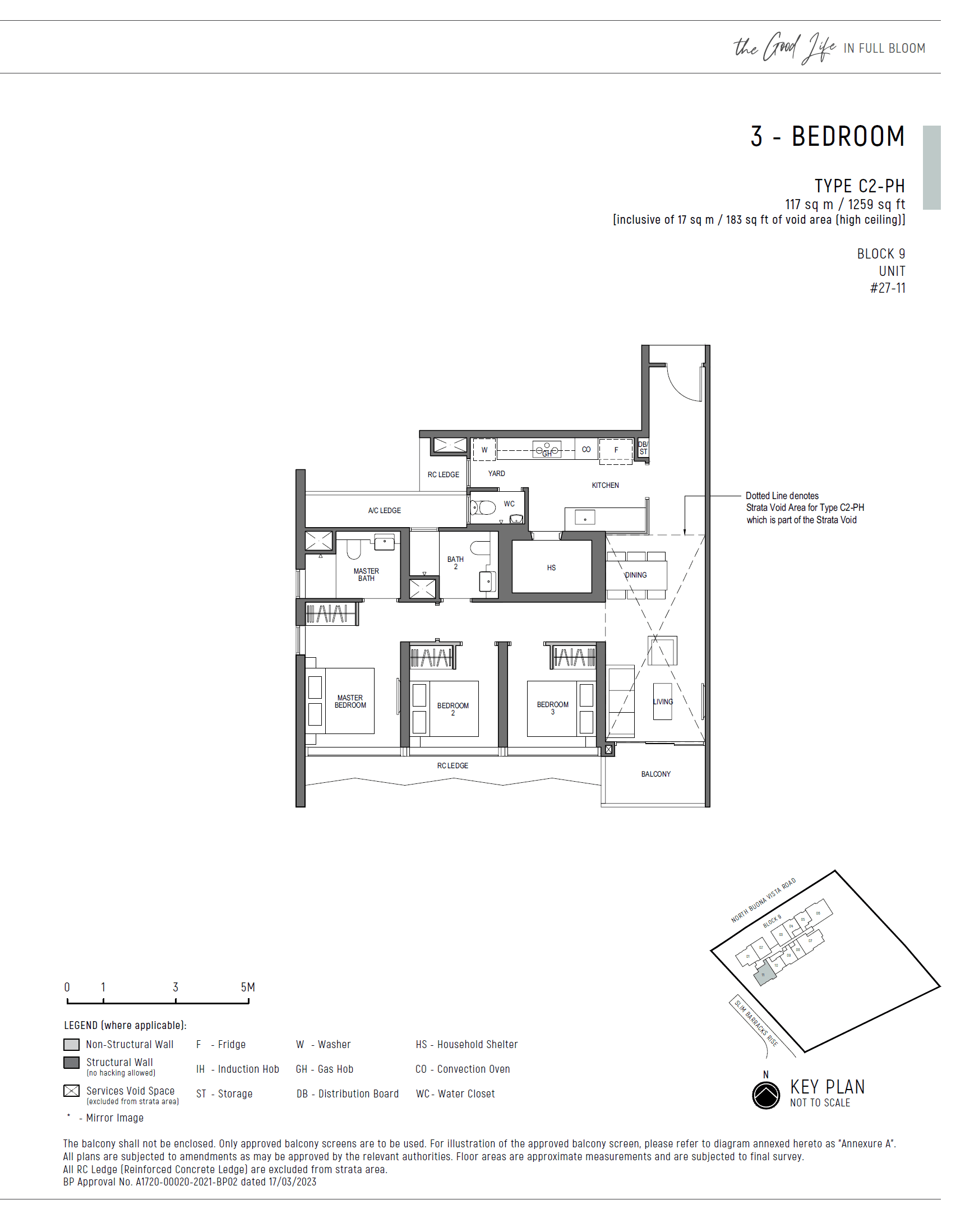 Blossoms By The Park 3 Bedroom C2-PH