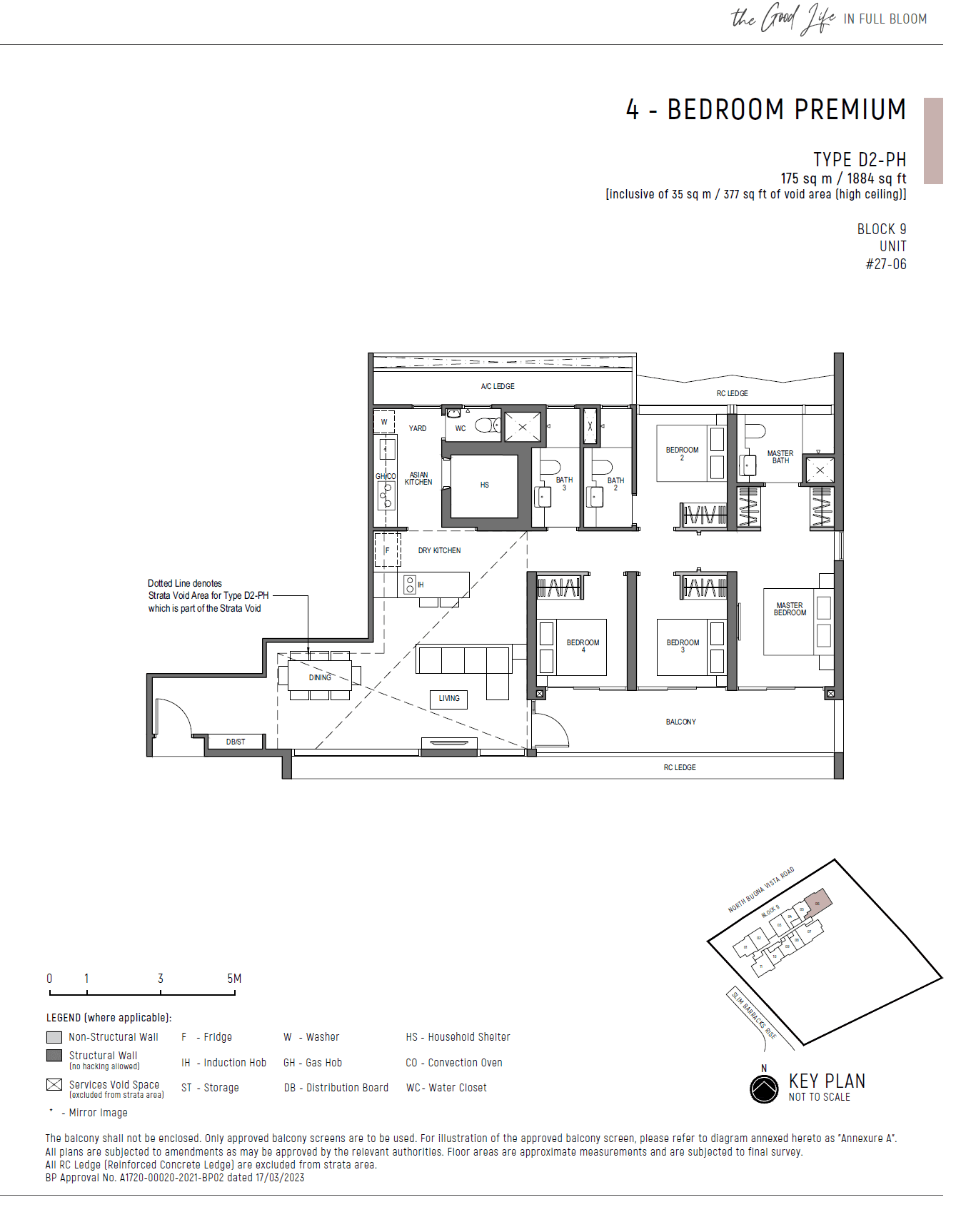 Blossoms By The Park 4 Bedroom Premium D2-PH