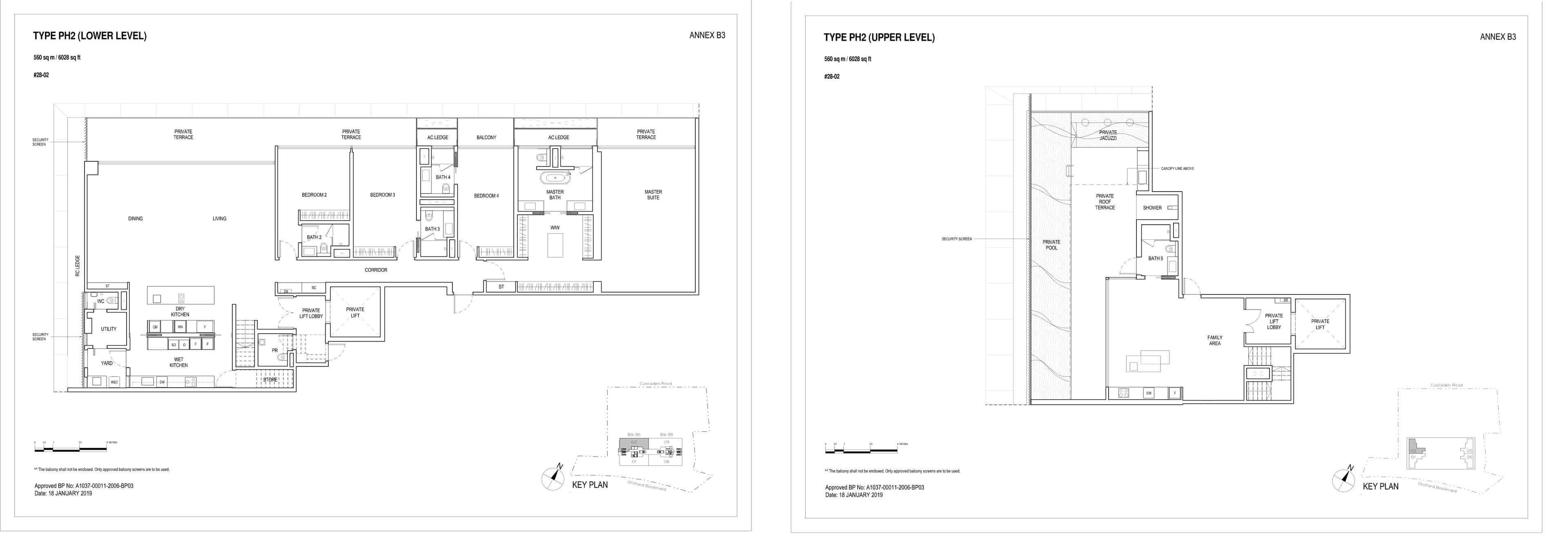 Boulevard 88 铂瑞雅居 Penthouse PH2