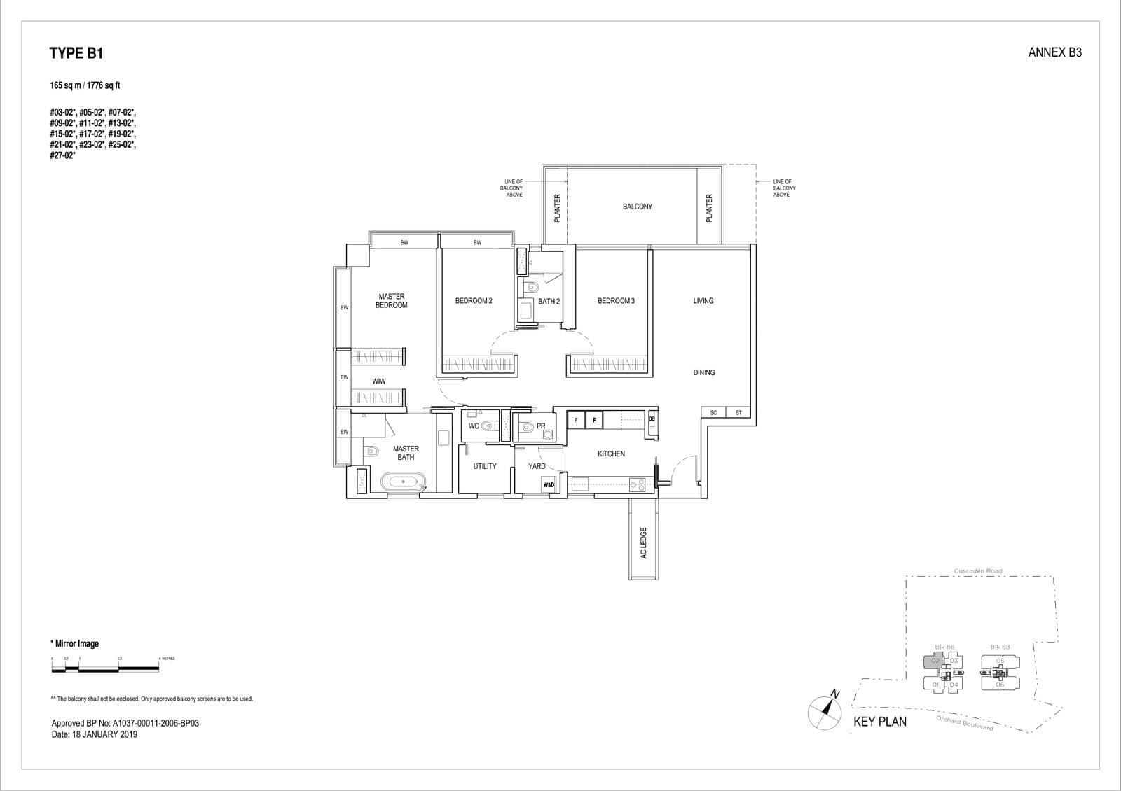 Boulevard 88 3 Bedroom B1(1)