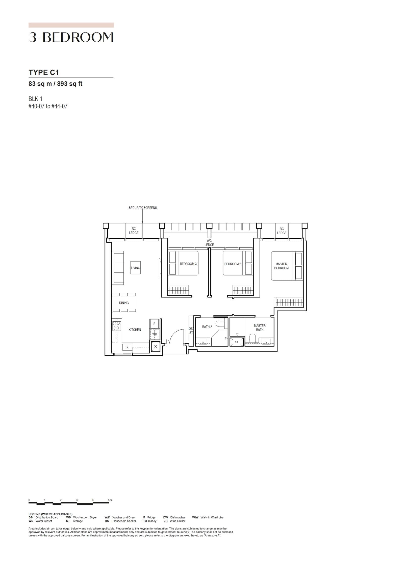 Canninghill Piers 3-BEDROOM C1