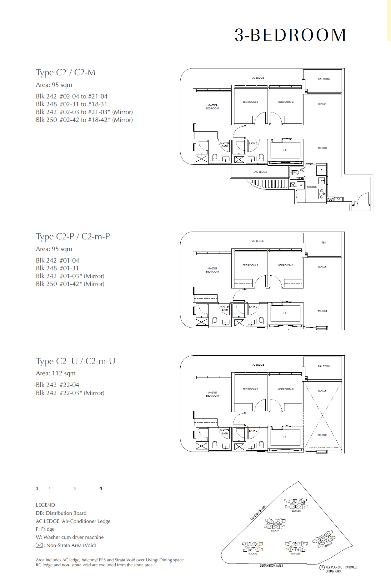 Chuan Park 鑫丰瑞府 3 Bedroom C2-m-U