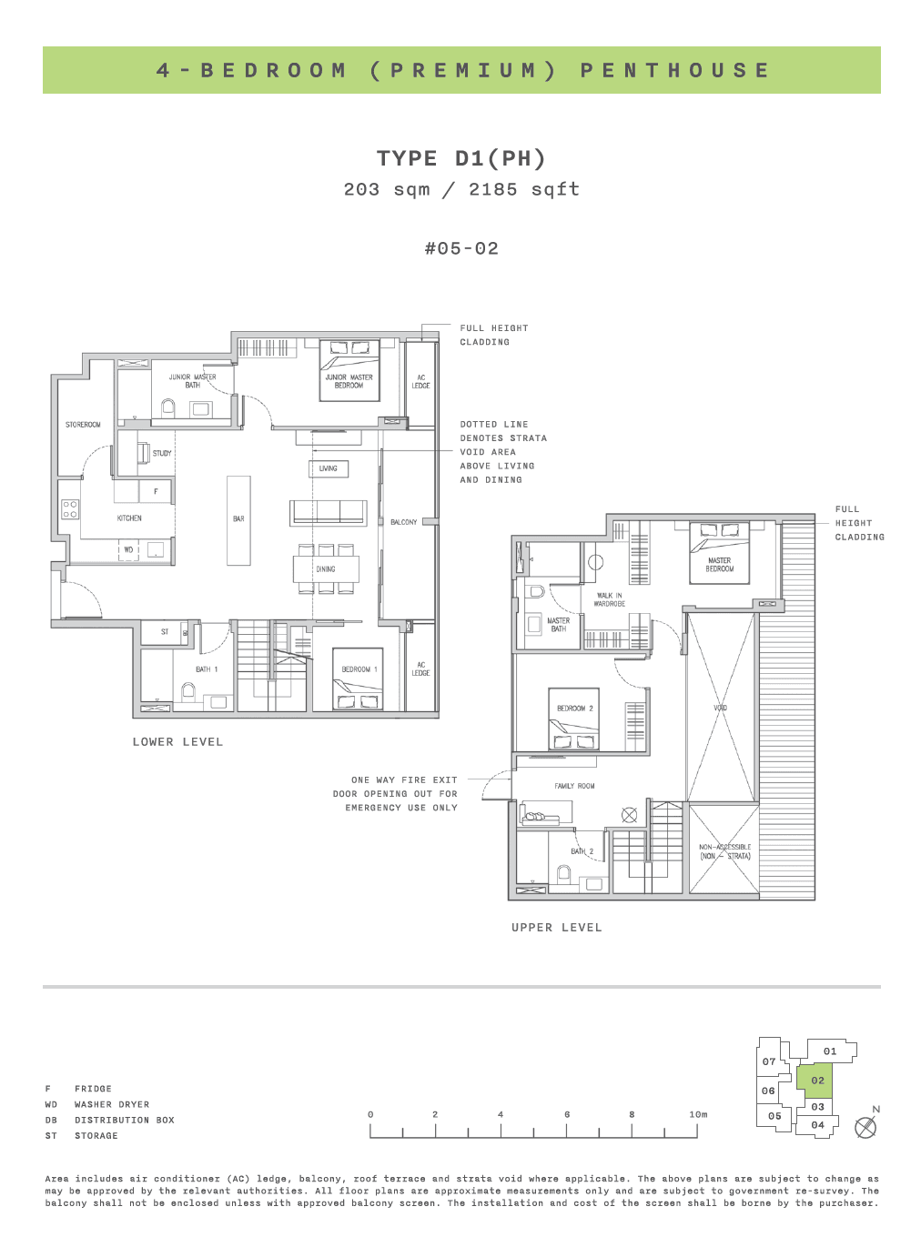 Claydence 4 BEDROOM (PREMIUM) PENTHOUSE D1(PH)