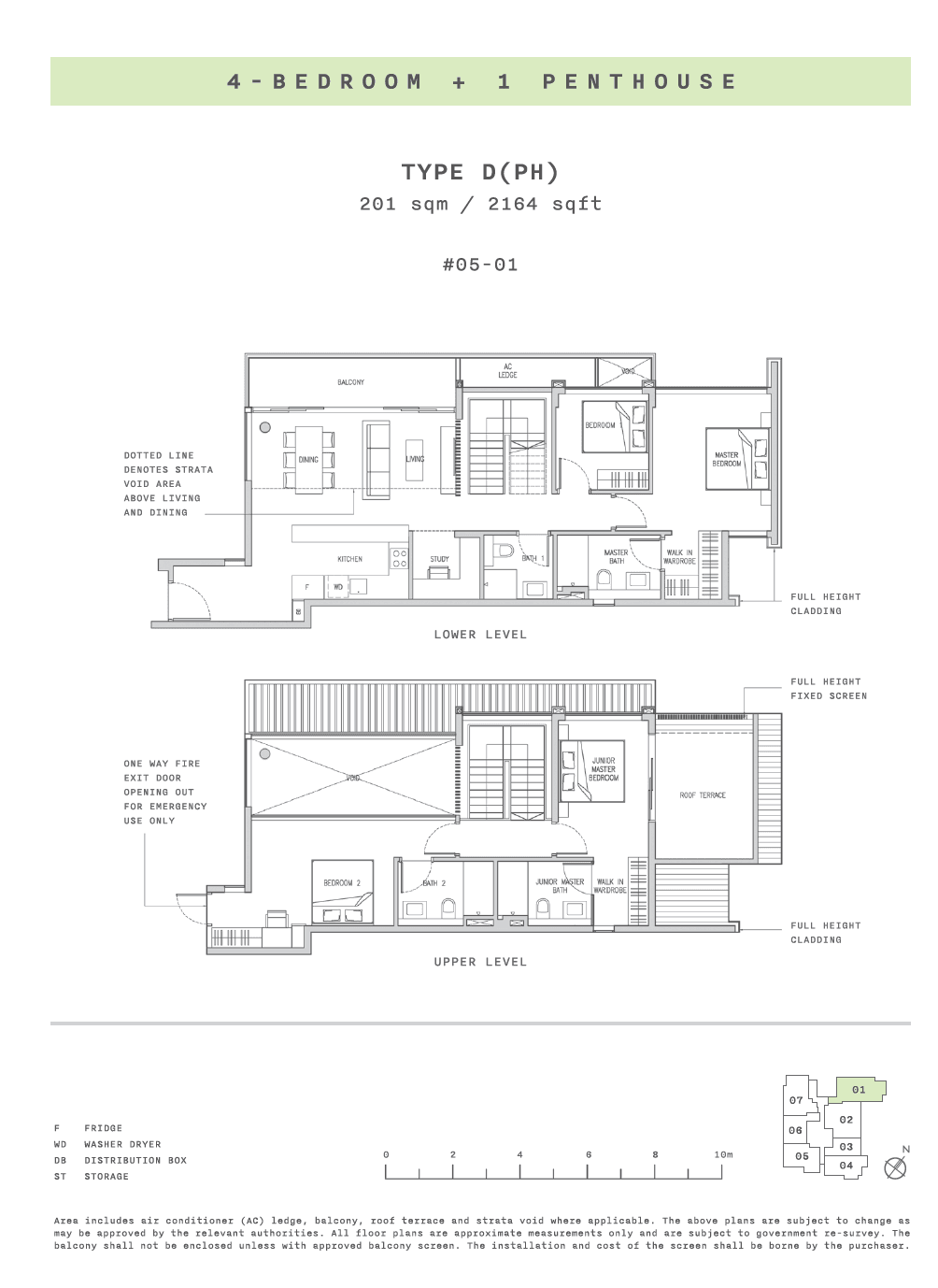 Claydence 4 BEDROOM+1 PENTHOUSE D(PH)