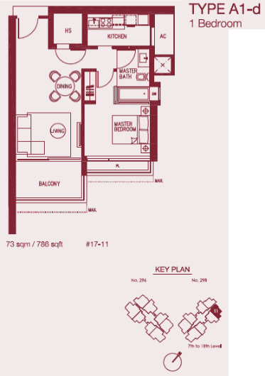 Concourse Skyline 1 BR A1-d