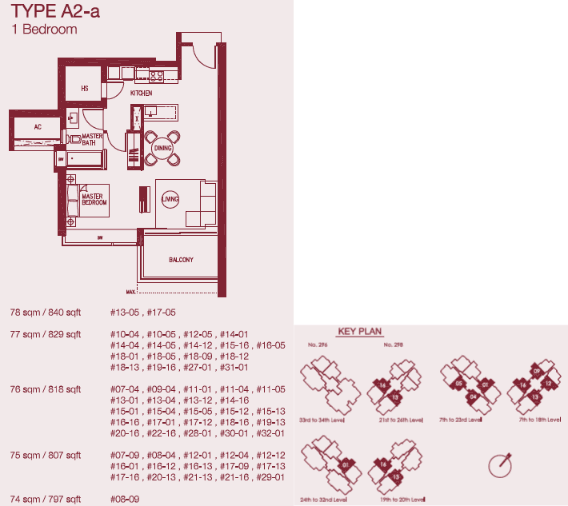 Concourse Skyline 1 BR A2-a