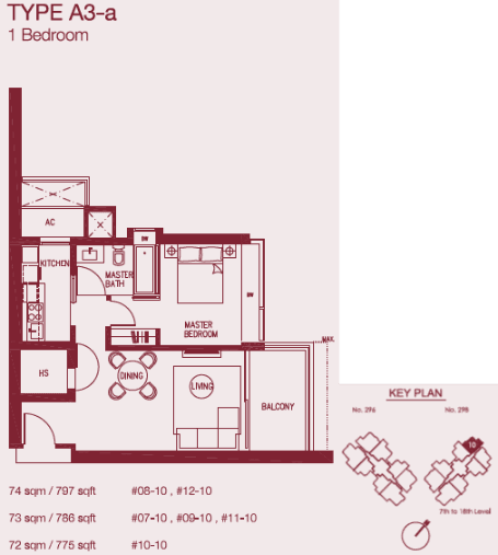 Concourse Skyline 1 BR A3-a