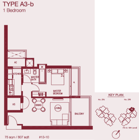 Concourse Skyline 1 BR A3-b