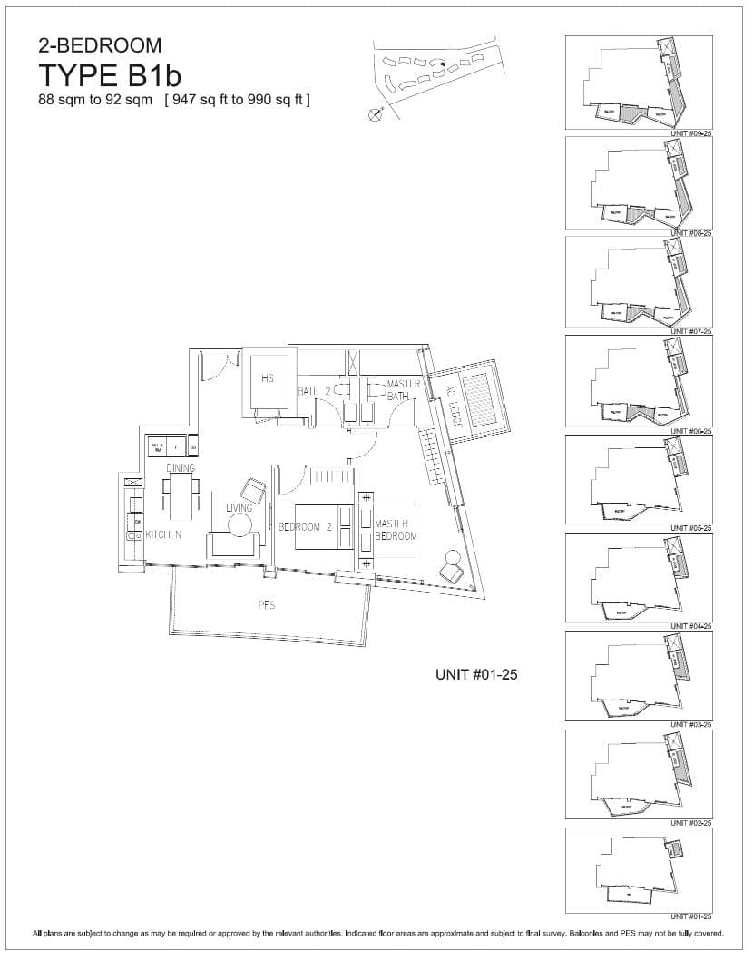 Corals at Keppel Bay 吉宝湾丽珊景 2 Bedroom B1b