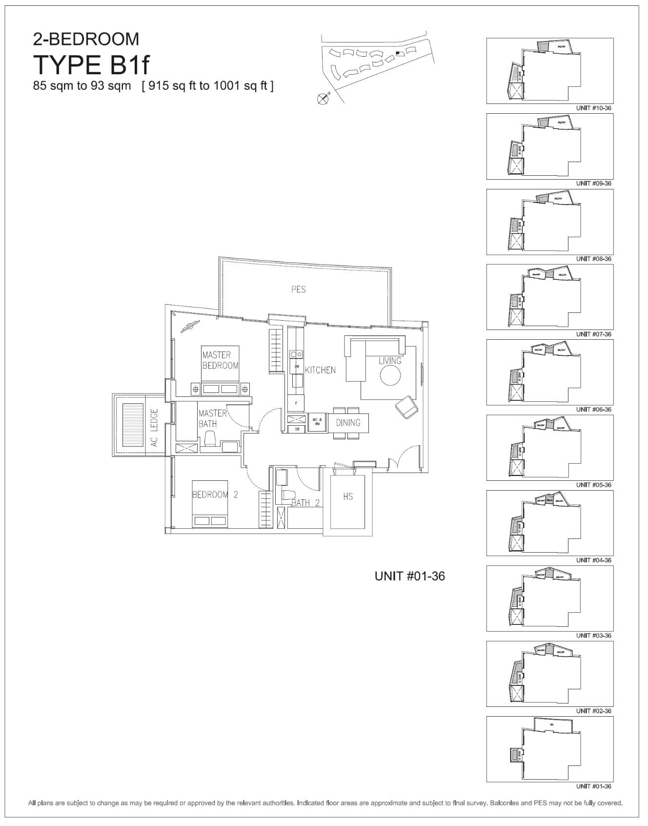Corals at Keppel Bay 吉宝湾丽珊景 2 Bedroom B1f