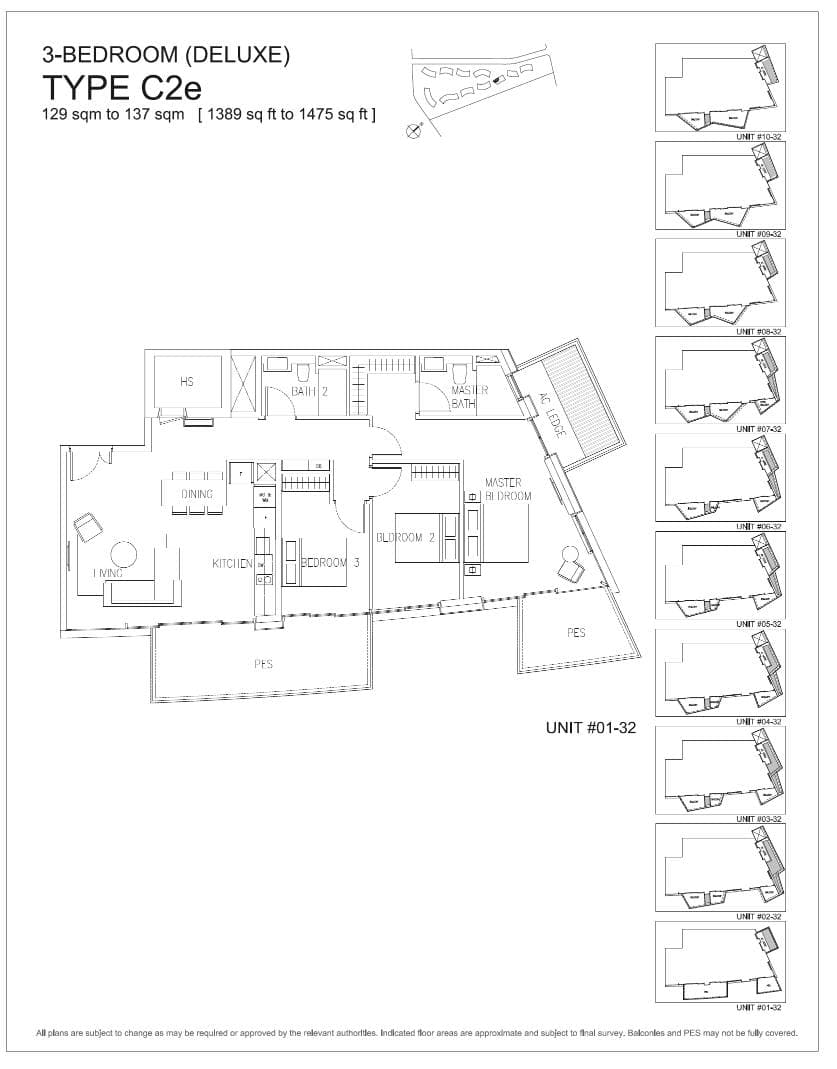 Corals at Keppel Bay 吉宝湾丽珊景 3 Bedroom Deluxe C2e