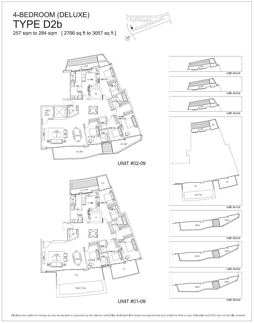 Corals at Keppel Bay 吉宝湾丽珊景 4 Bedroom Deluxe D2b