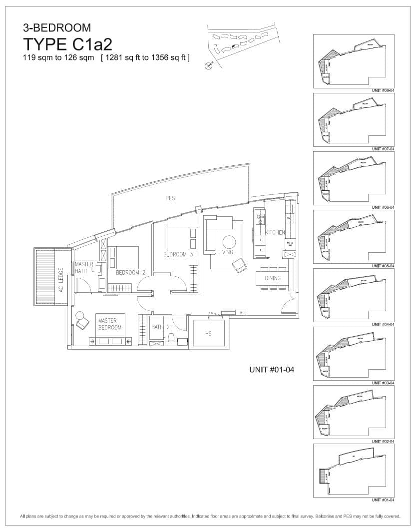 Corals at Keppel Bay 3 Bedroom C1a2