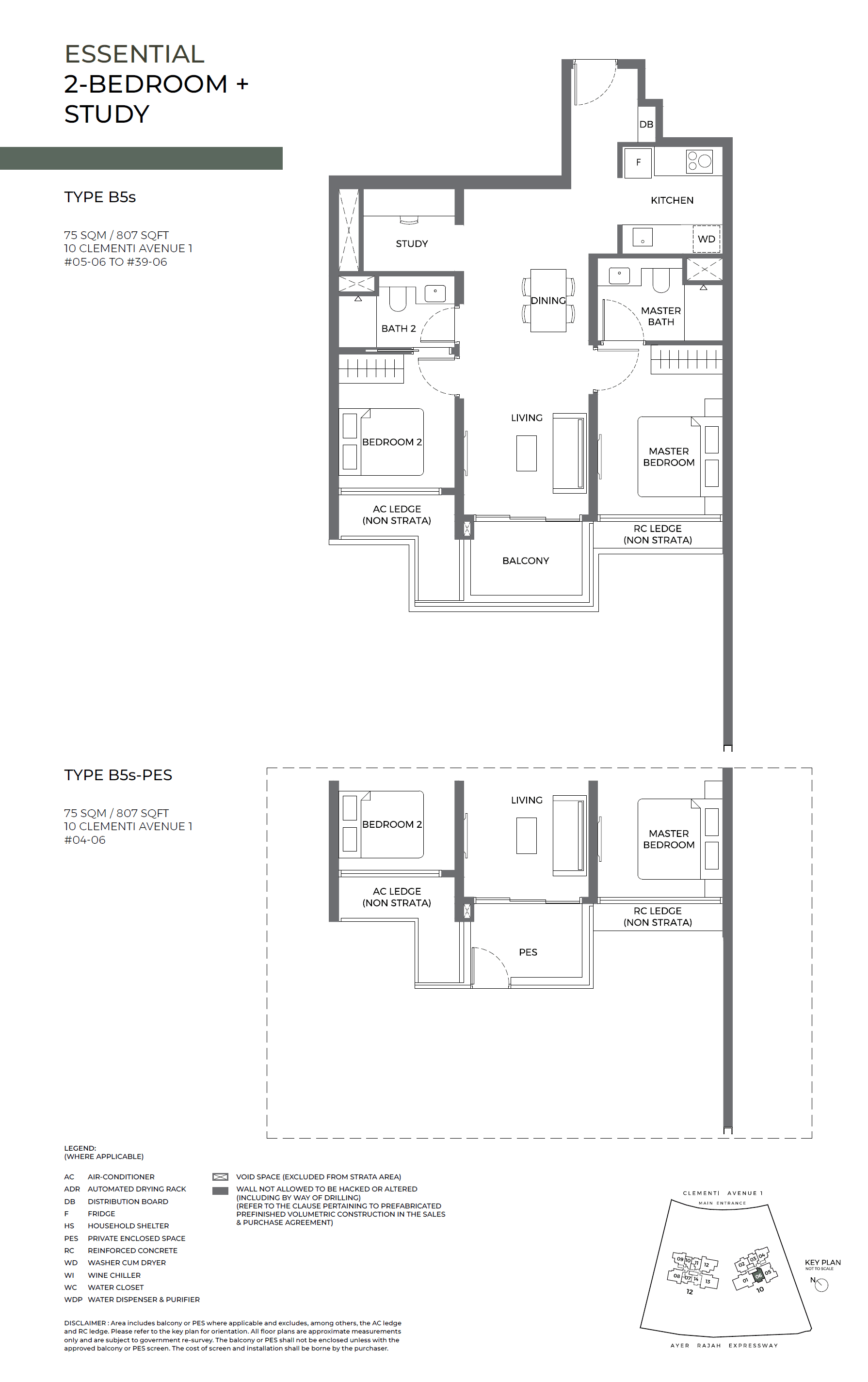 ELTA 逸泰雅居 2 BEDROOM + STUDY B5s-PES